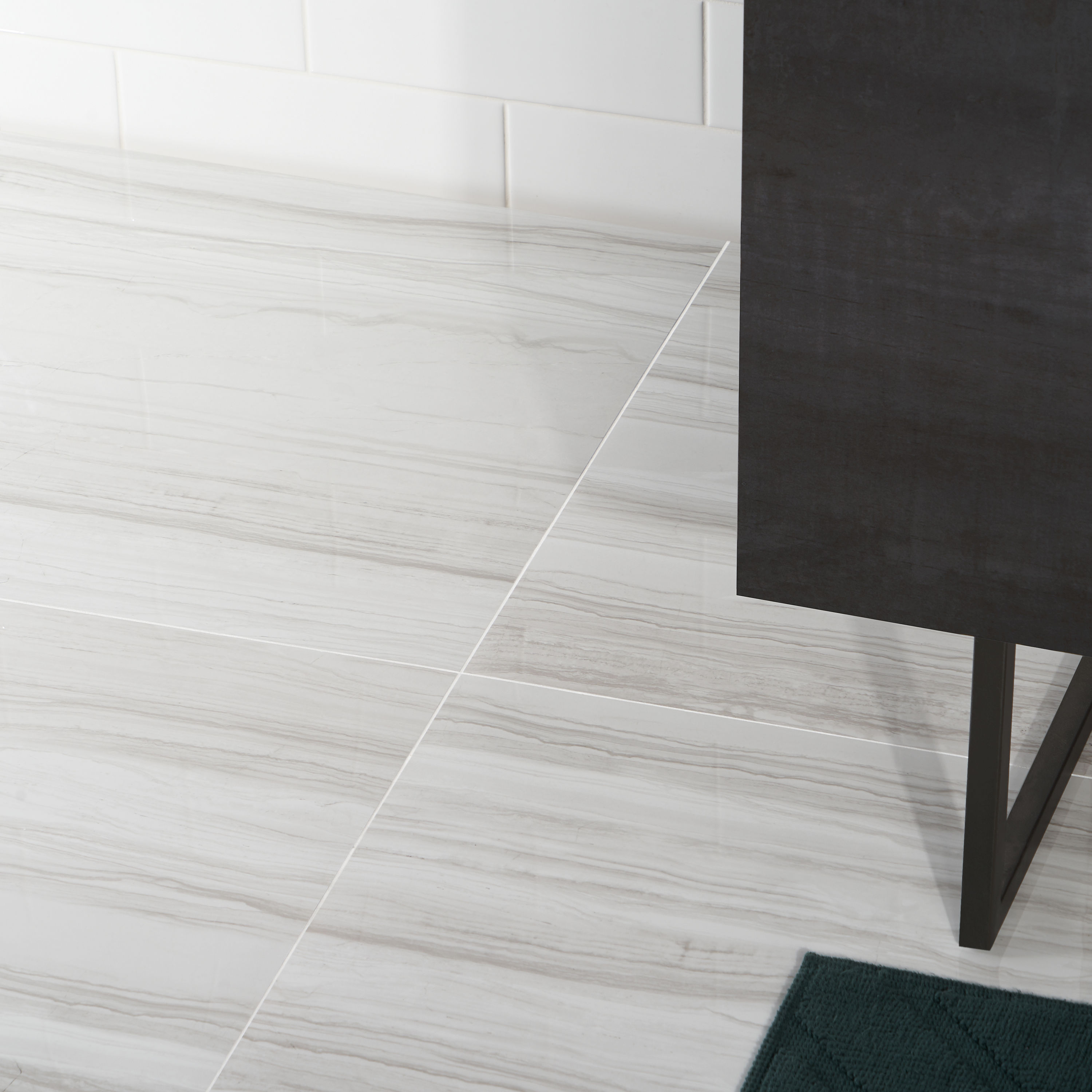 Luminus White Polished Porcelain Large Format Tile