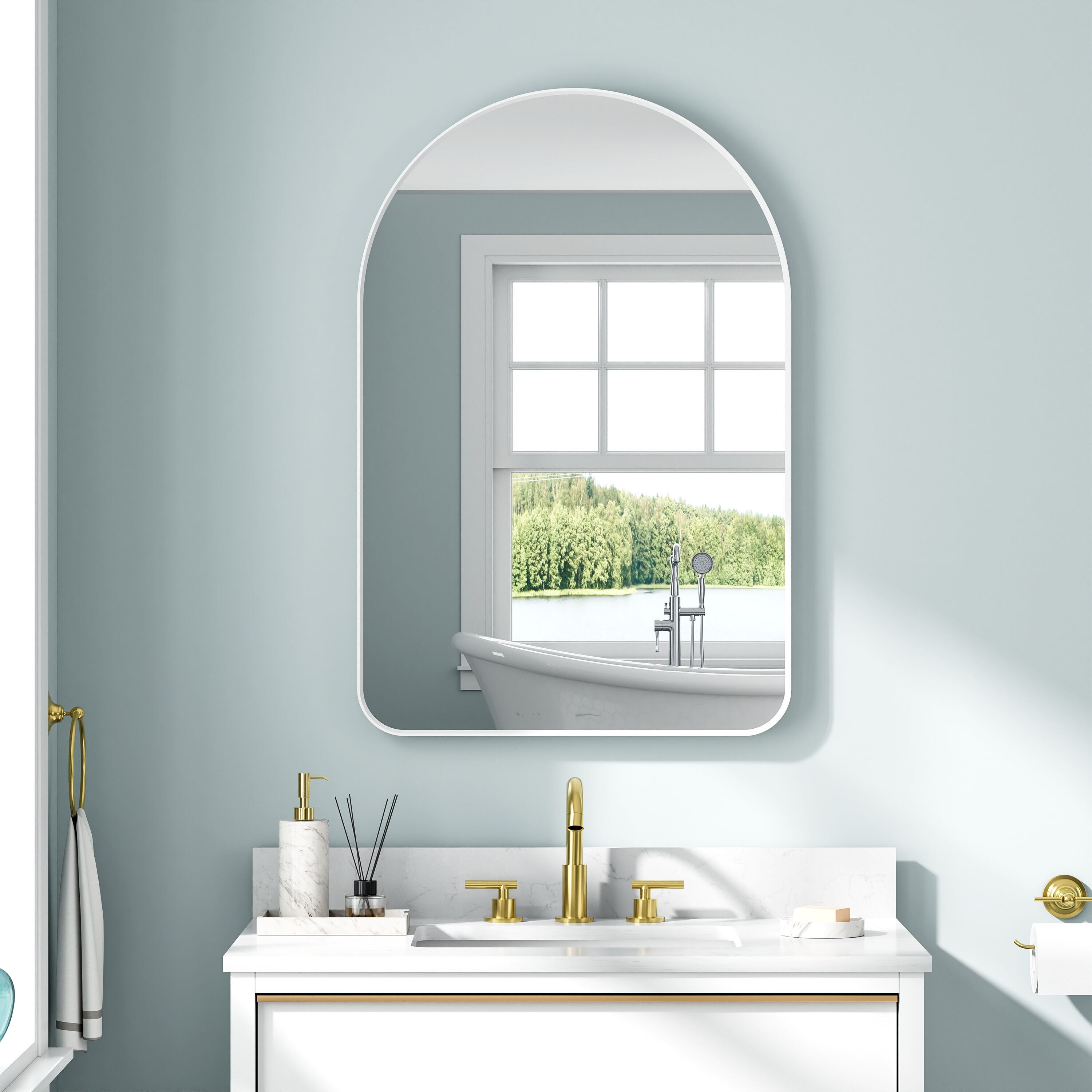 Poinic QZCFM4-2436W Decor-Mirrors - View #2