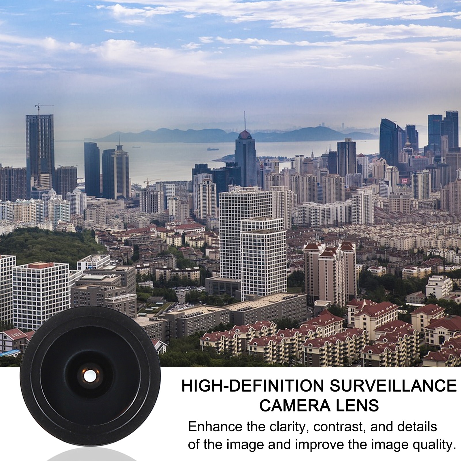 PATIKIL 2.8mm CCTV Camera Lens F1.8 FPV Security Lens 3MP 140Degree ...