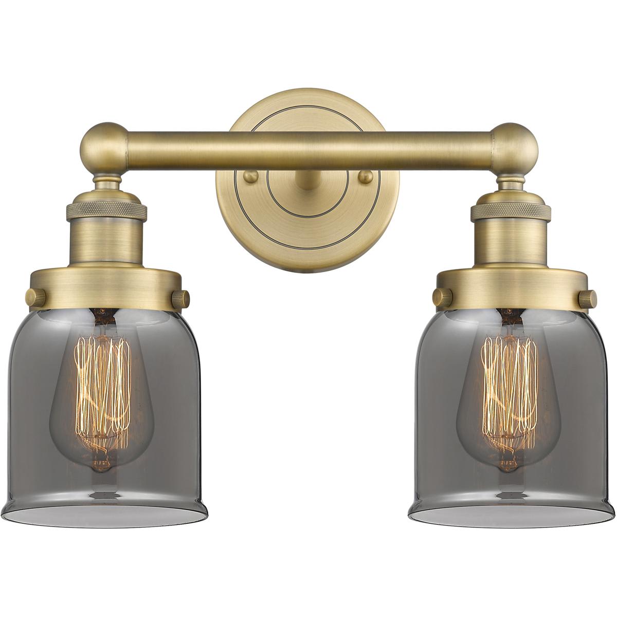 Innovations Lighting -  616-2W-BB-G53 Bell Bathroom Vanity Light Brushed Brass