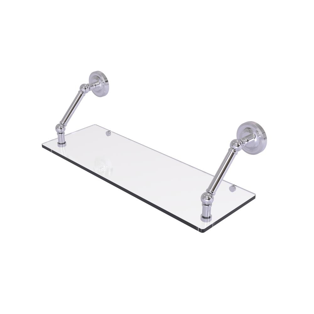 Allied Brass PR-1-24-PC Prestige Regal Polished Chrome Wall mount Bathroom Shelf ( 24-in x 8-in x 8-in )