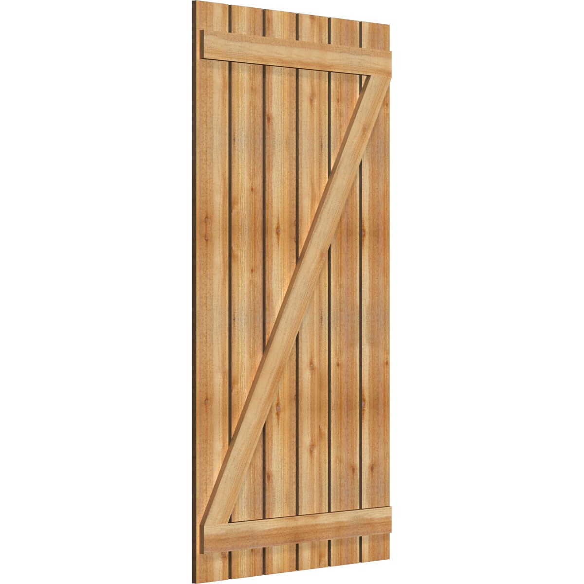 Ekena Millwork RBS06Z35X069RWR Exterior-Shutters - View #2