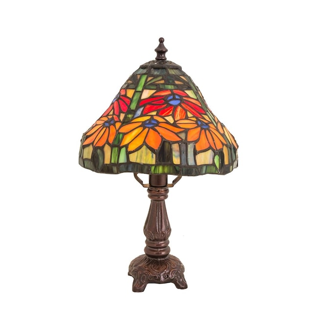 Meyda Lighting Poinsettia, Parts Of A Glass Lamp Shades For Table Lamps