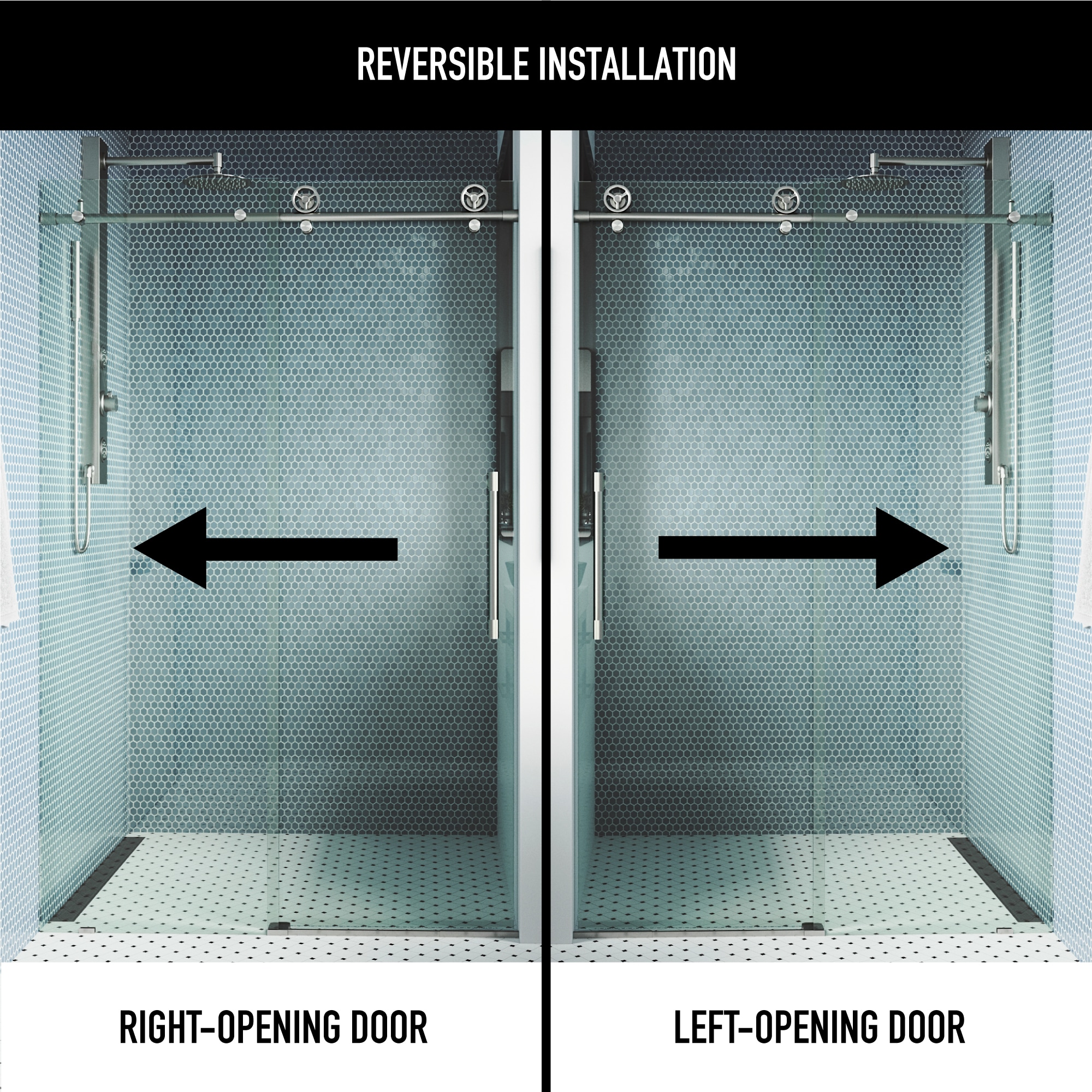 VIGO VG6044STCL7276 Shower-Doors - View #3