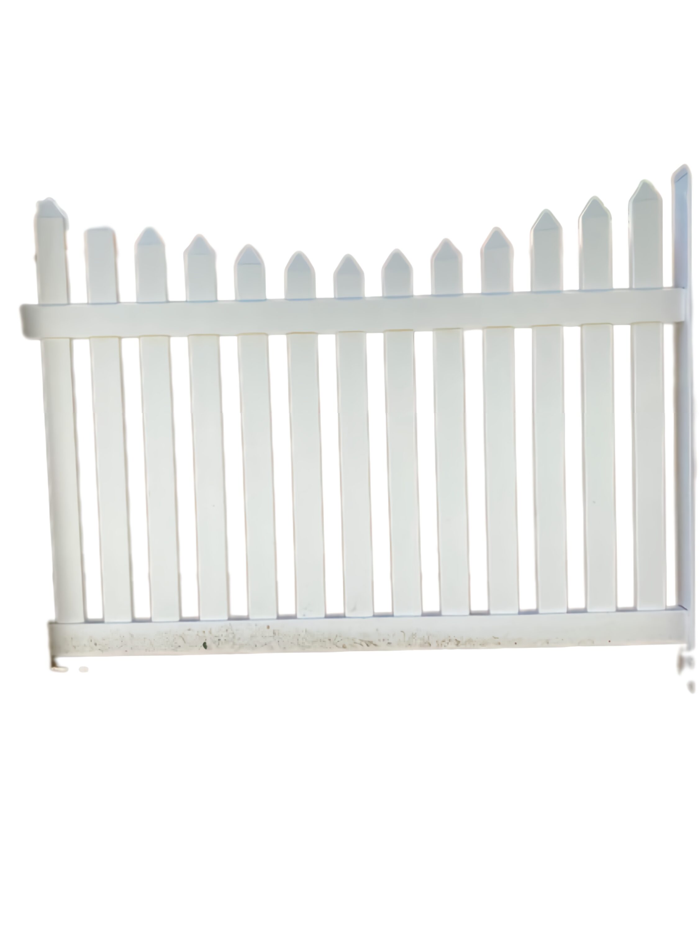 H H Custom Made Vinyl Fence 4 Ft H X 6 Ft W White Vinyl Fence Gate At   64920576 