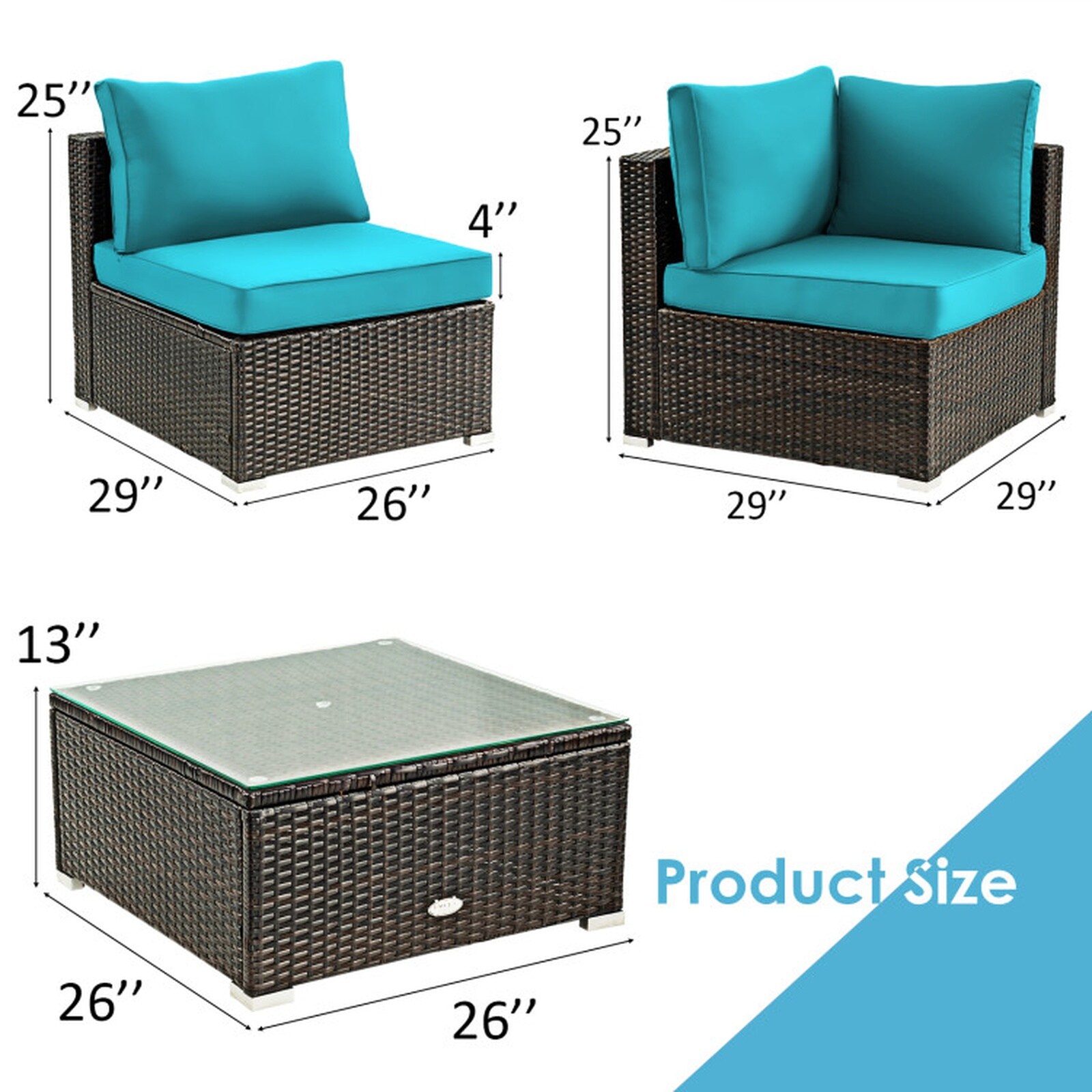 SUGIFT LW102SUGHY0365 Patio-Sofas-Daybeds - View #3