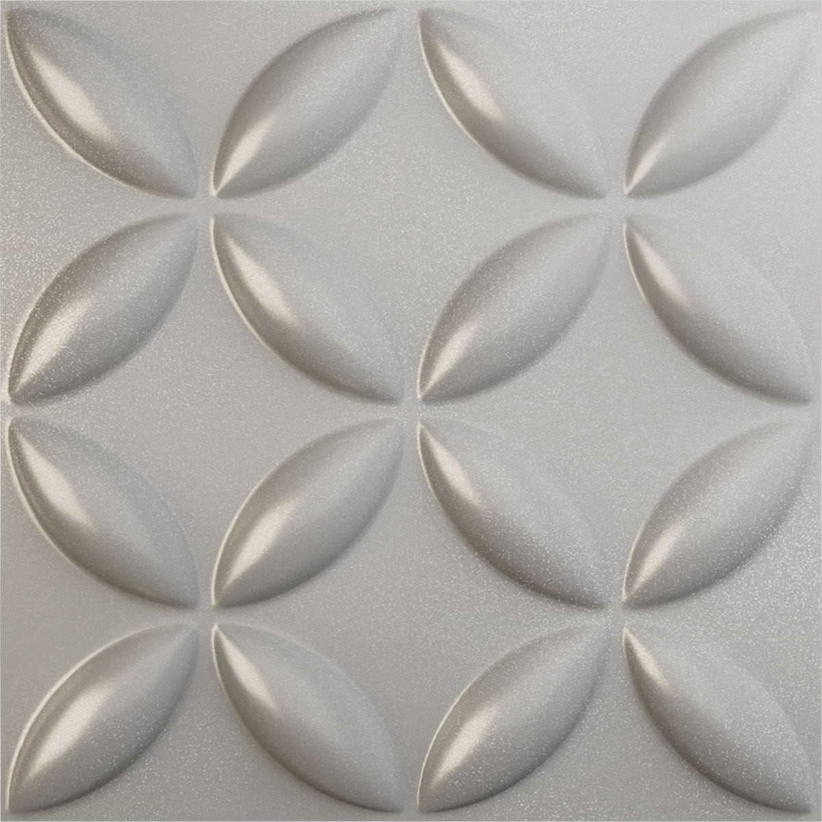 Ekena Millwork WP20X20WAASV 19-5/8-in x 19-5/8-in Embossed Paintable/Stainable Silver PVC Wall Panel (