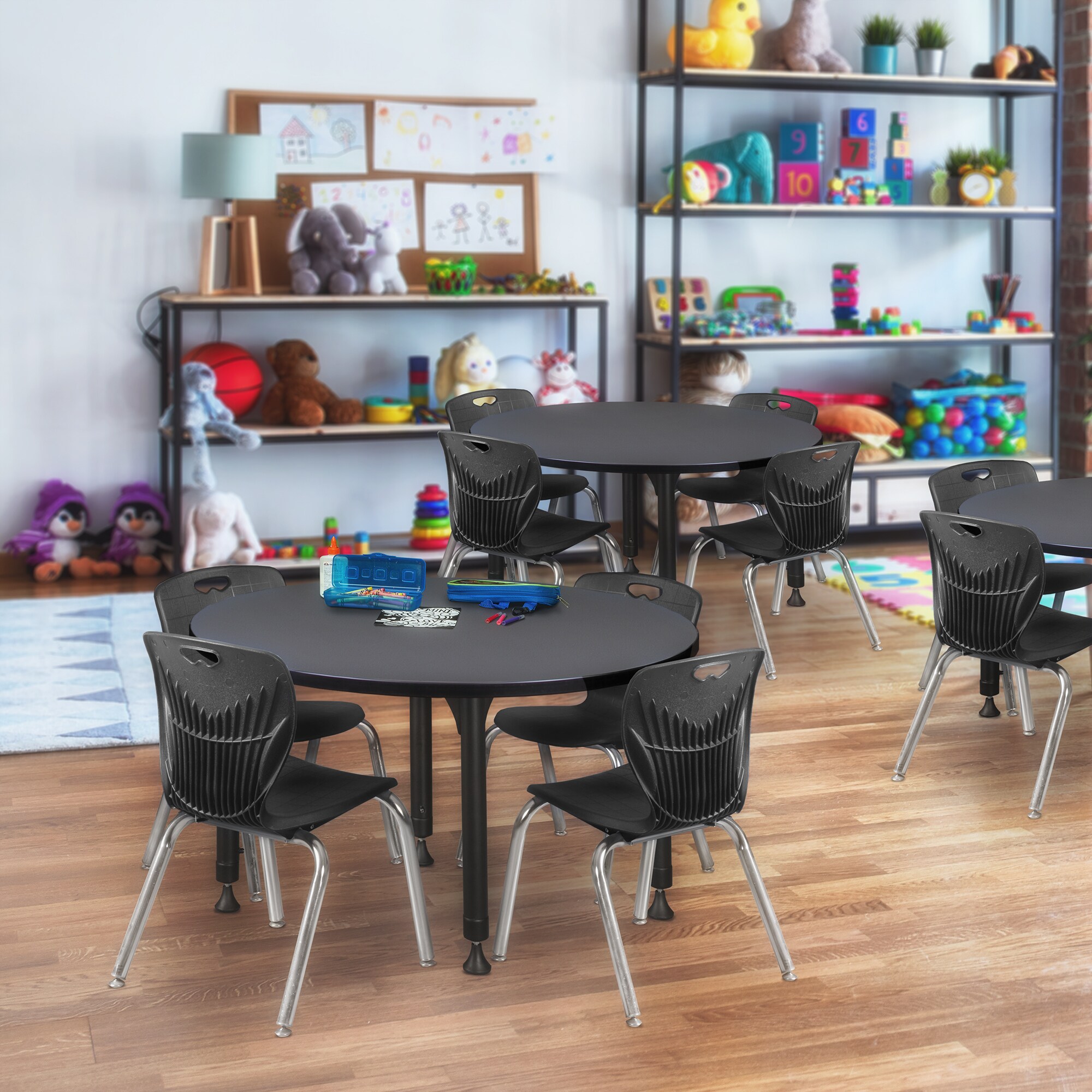 Regency TB36RNDGYAPBK Office-Tables - View #6