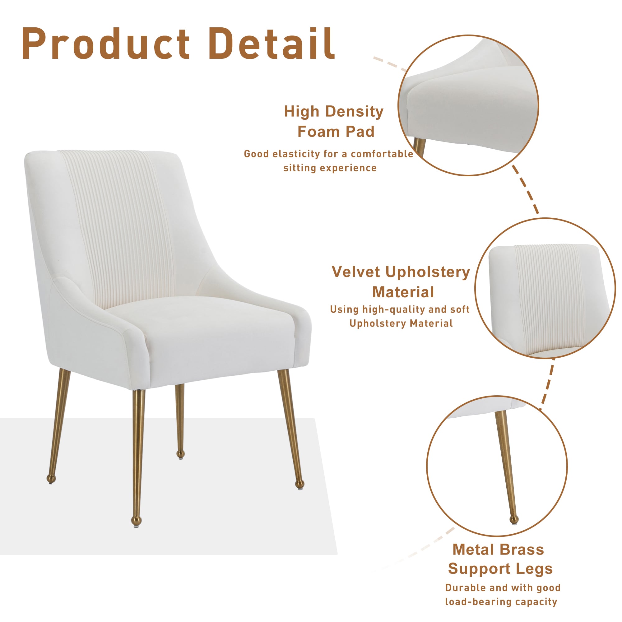 GZMR HM-3648-DGY Dining-Chairs - View #5