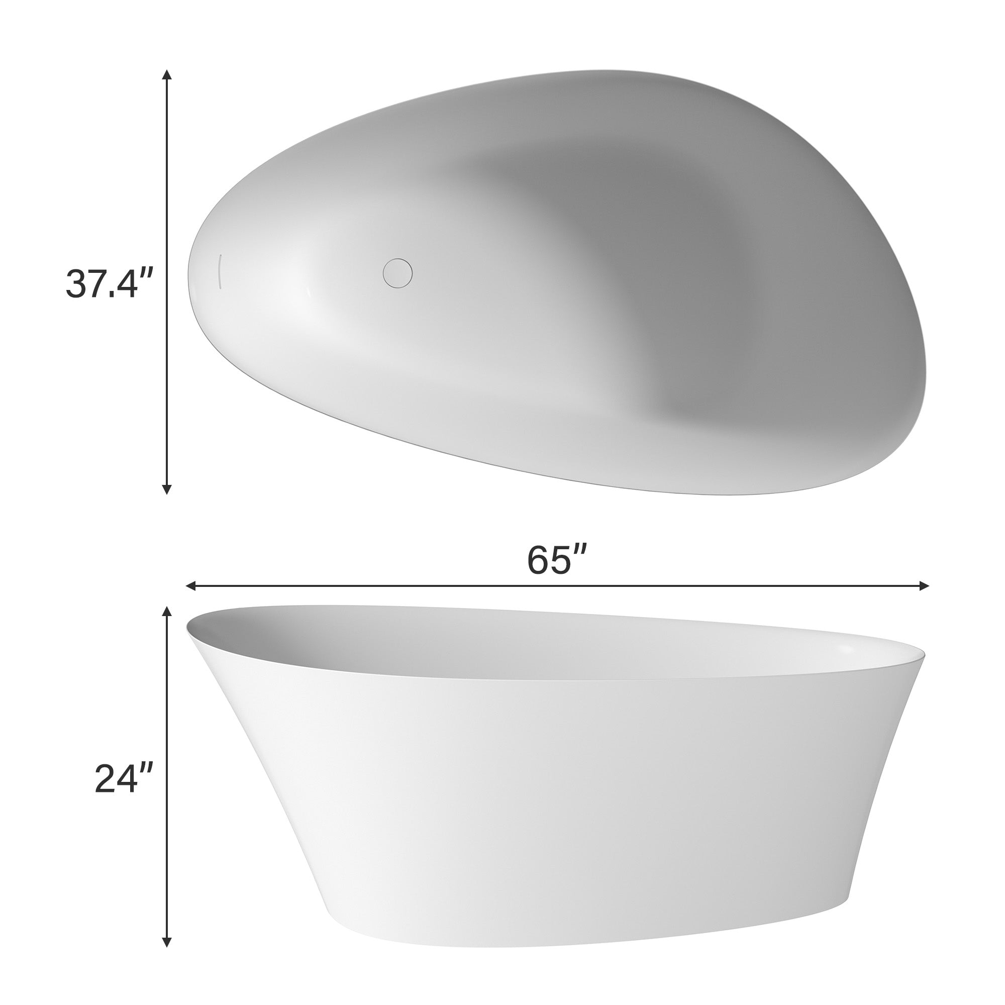 Boyel Living BL03765MW bathtubs - View #2