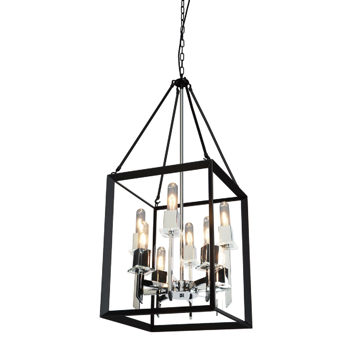 ARTCRAFT AC10068BC Vineyard 8 -Light Polished Multiple colors Transitional For Use in Bedrooms, Dining Rooms, Foyers, Kitchens, Living Rooms Chandelier