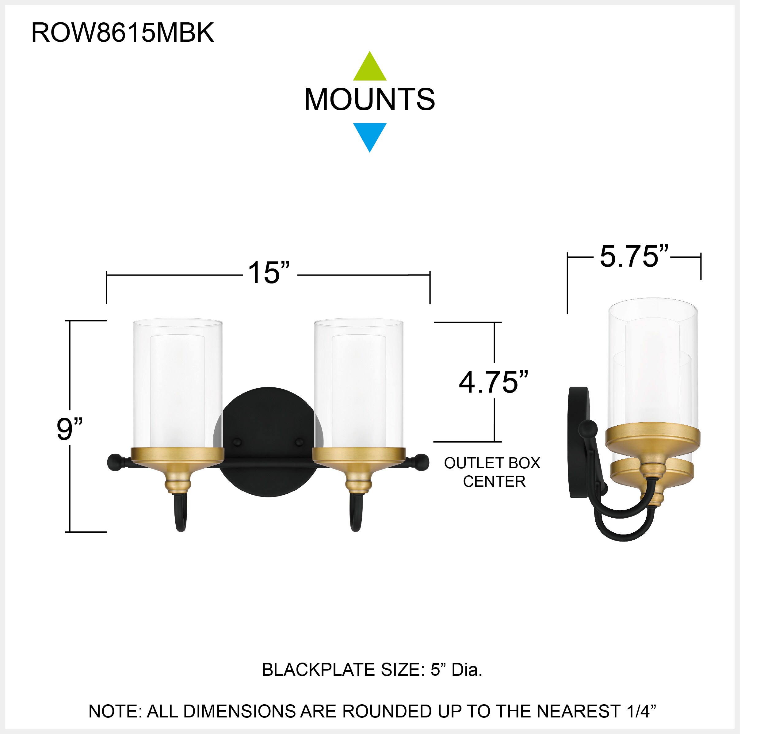 Quoizel ROW8615MBK b089995 - View #9