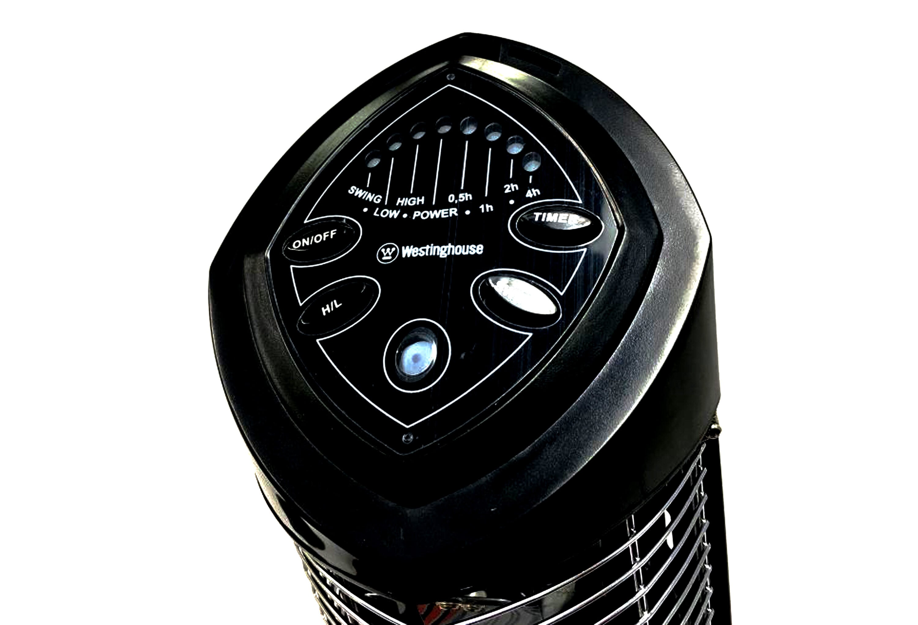 Freestanding Black Infrared Electric Outdoor Heater with Remote