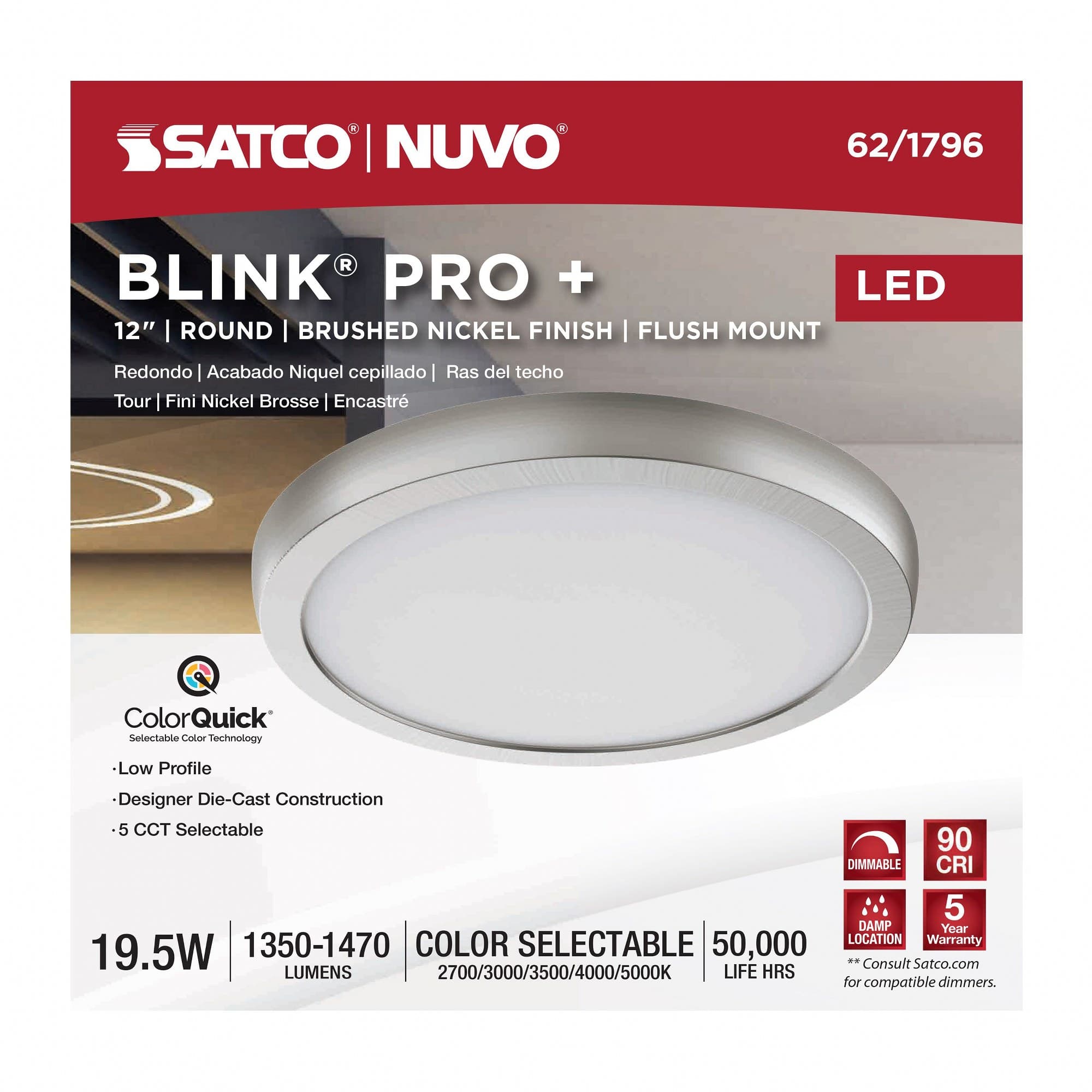 Nuvo Lighting A-NUVO-62/1796 flushmounts - View #3