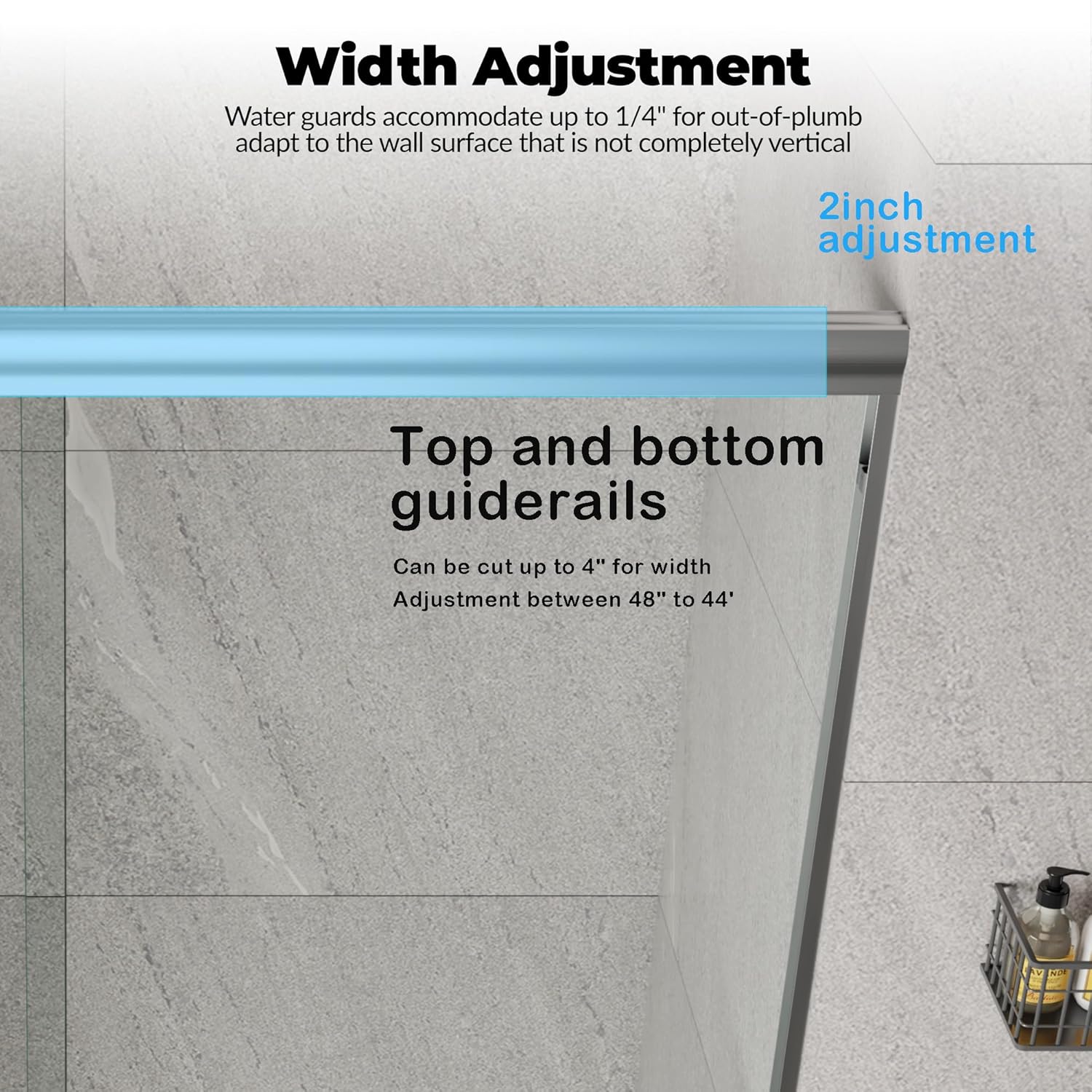 Qeetex LXL-PHO-15TDOSSP Shower-Doors - View #6