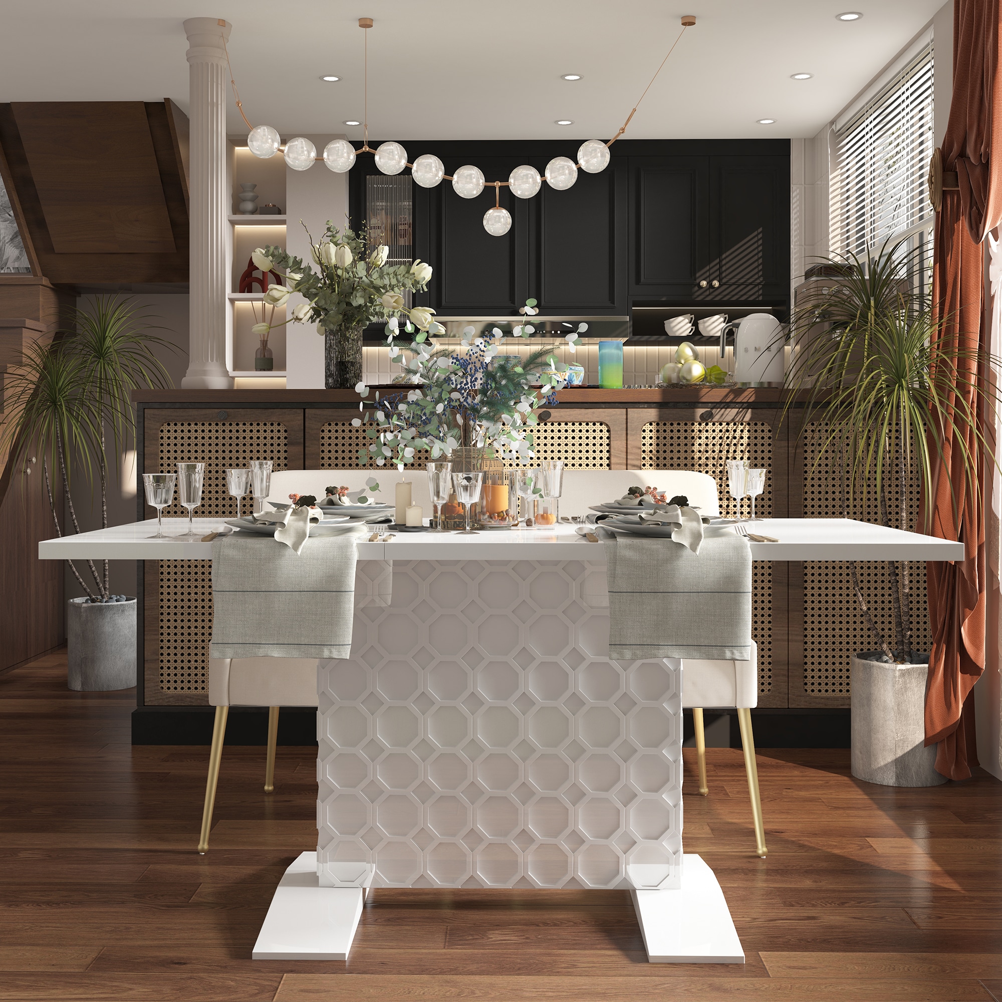 Clihome CL-ST1WH703NY Dining-Sets - View #6