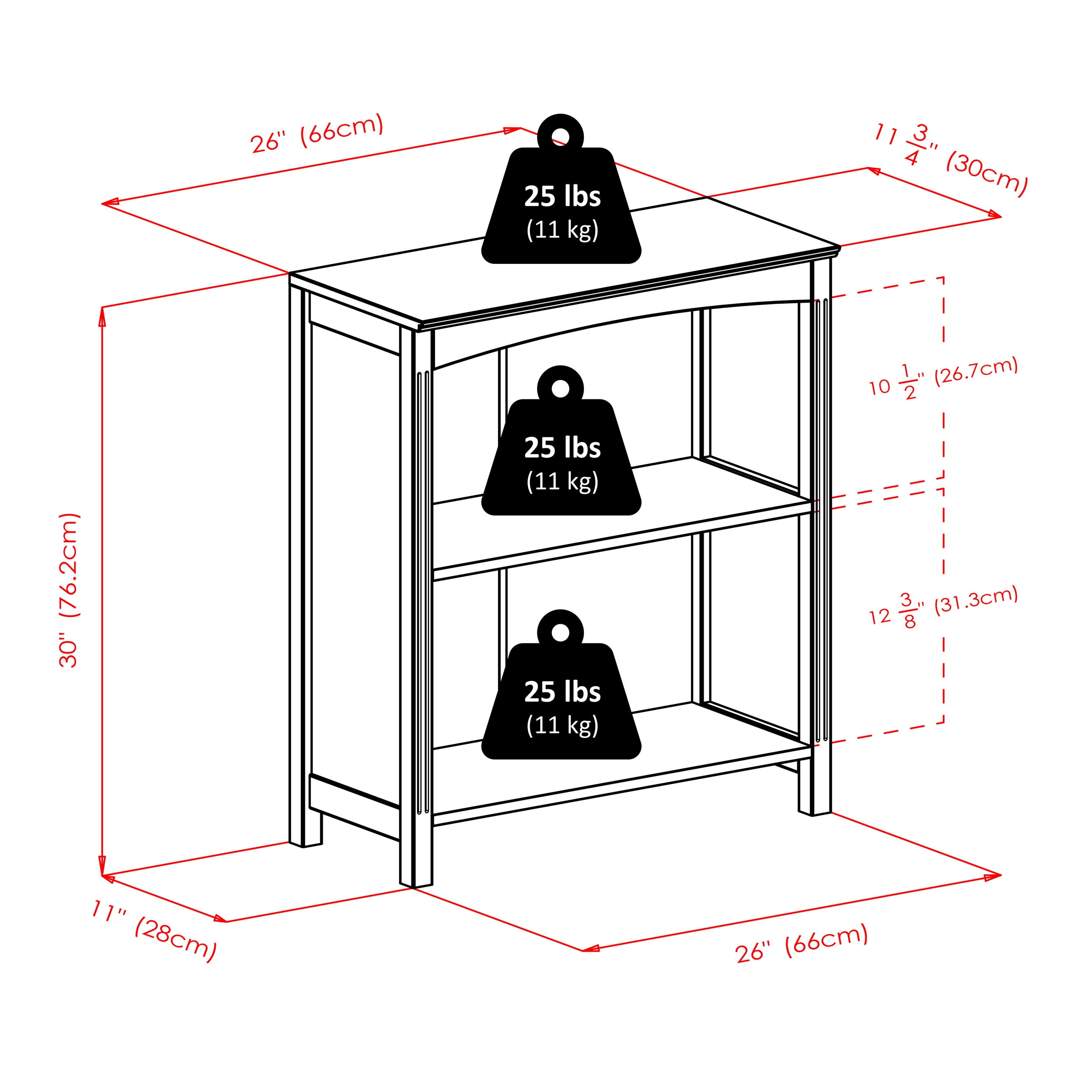 Winsome Wood 92327 bookcases - View #10