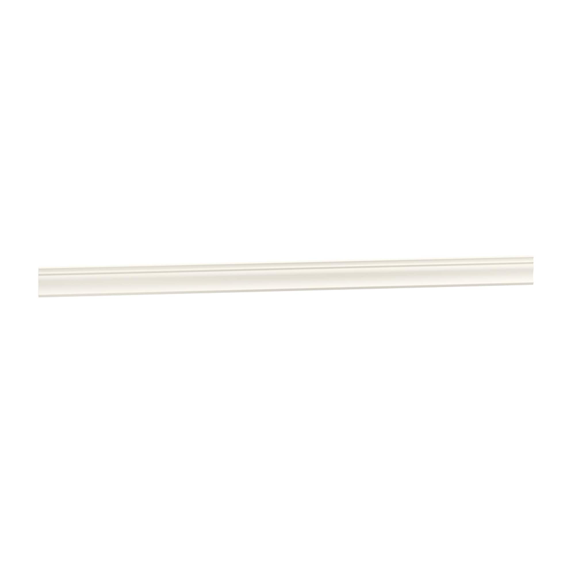 Diamond Express Cabinet Crown Moulding 96-in W x 3.53-in H x 2.375-in D White Painted