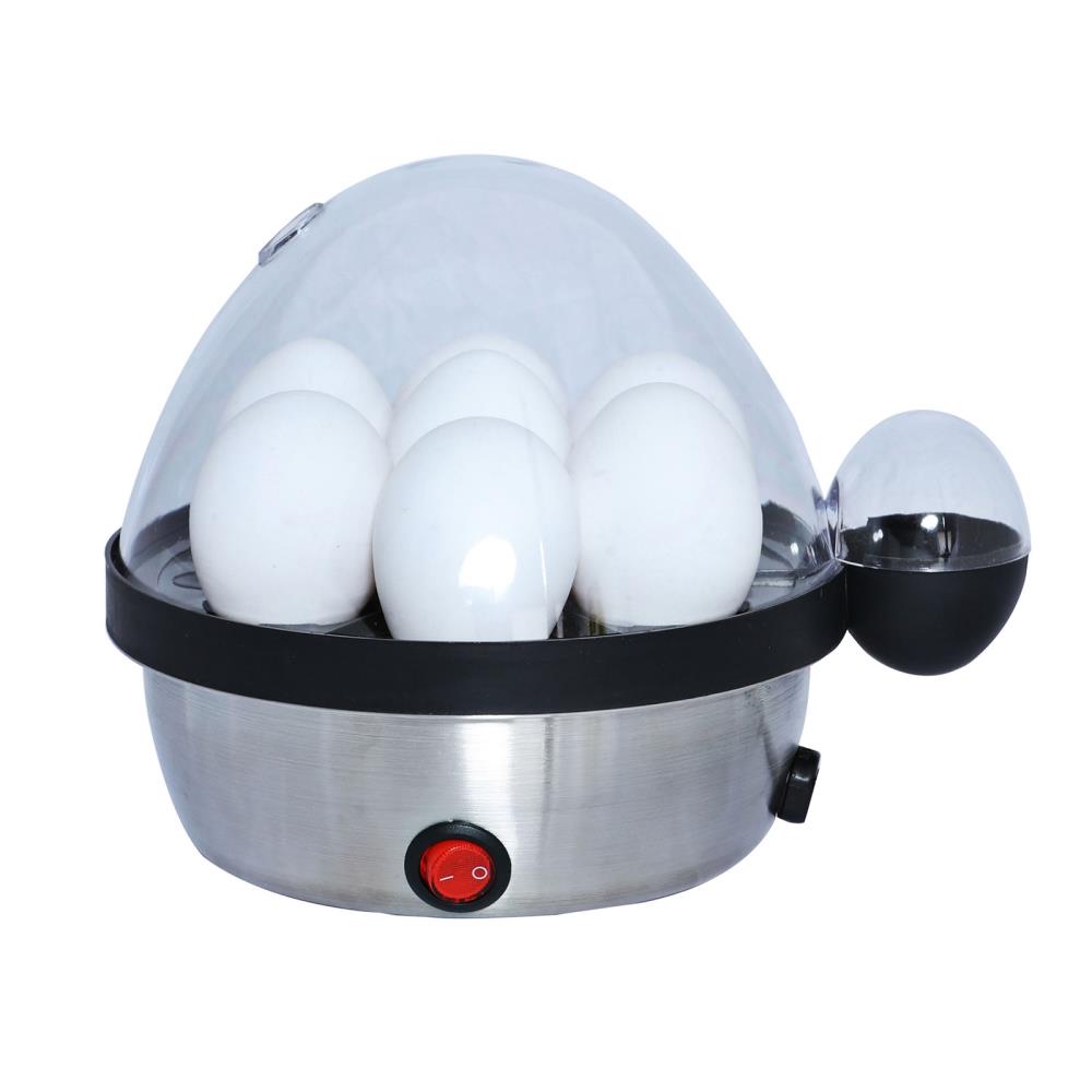 Brentwood 7-Egg Black Electric Egg Cooker with Auto Shutoff TS