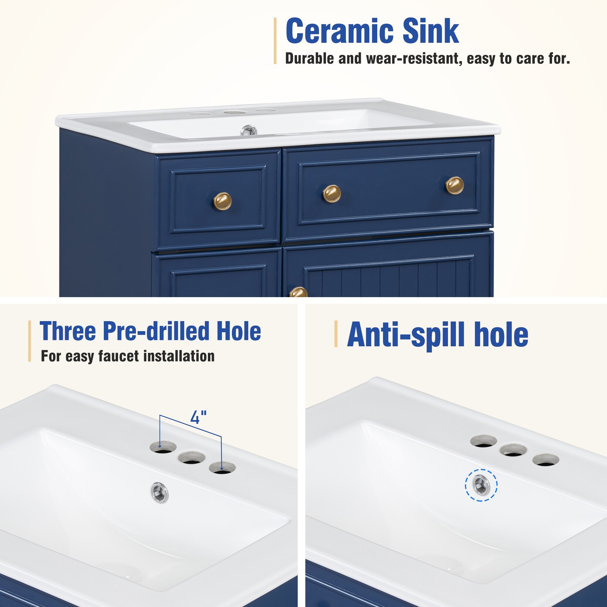 BEARSOLIM DJYC-WF532034AAC Bath-Vanity-Combo - View #7