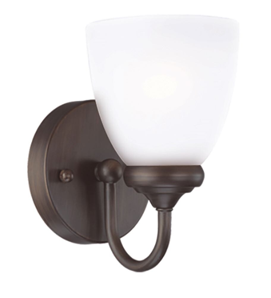 Craftmade Spencer 5.13-in W 1-Light Bronze Wall Sconce at Lowes.com