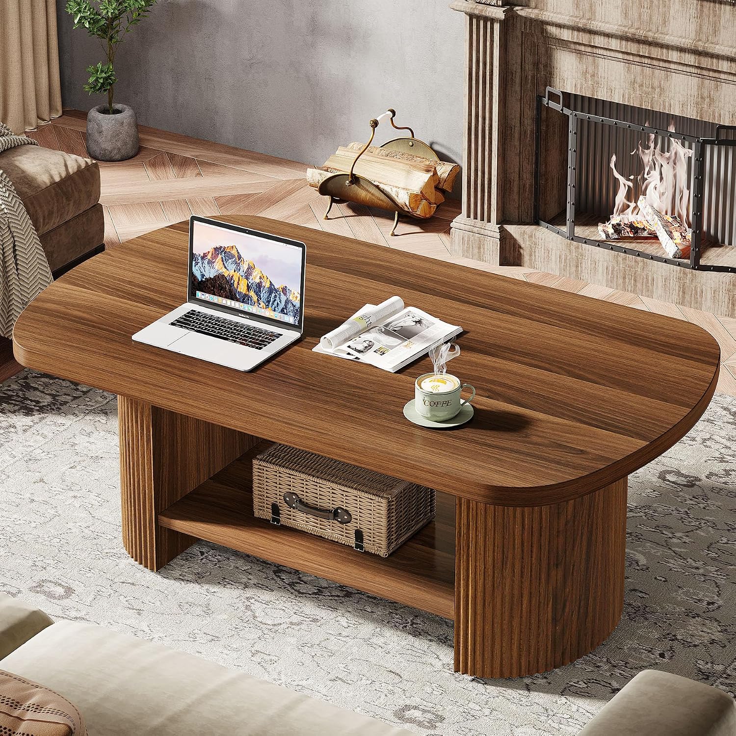 Tribesigns LWOYJL-1395YY Coffee-Tables - View #2