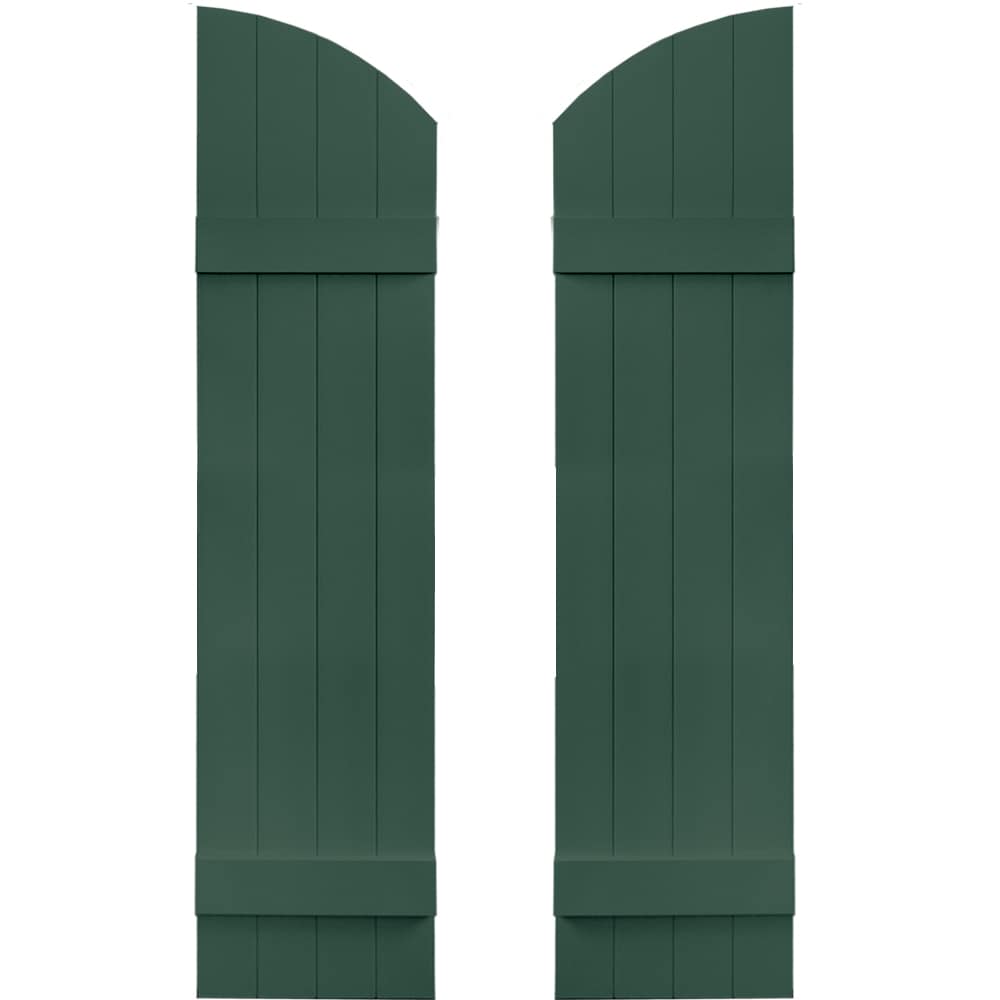 Vantage V5931453028 13.875-in W x 53-in H Forest Green Board and batten Exterior Shutters ( 1 -Pack )
