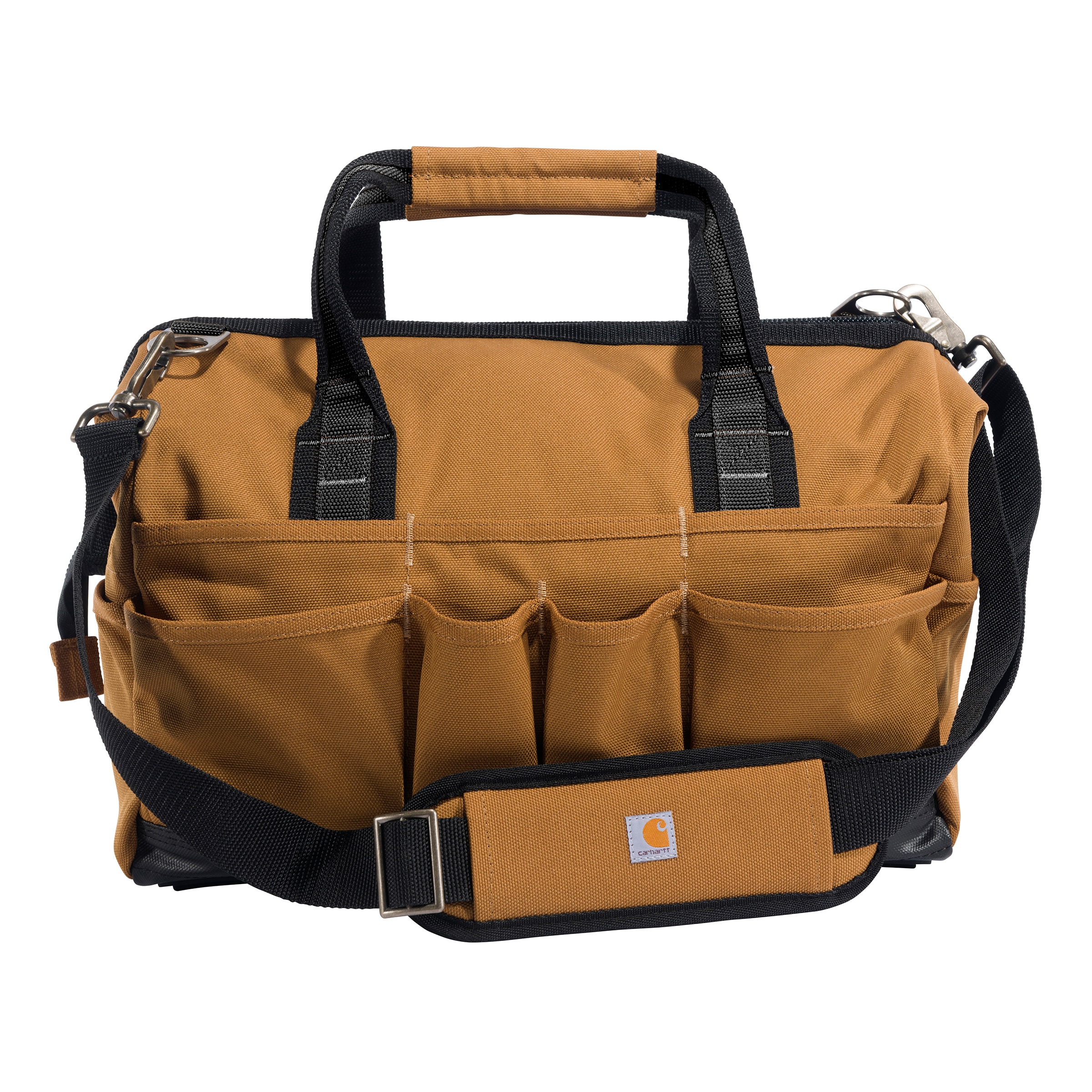 Carhartt 16-Inch 30 Pocket Heavyweight Tool Bag Carhartt Brown ...