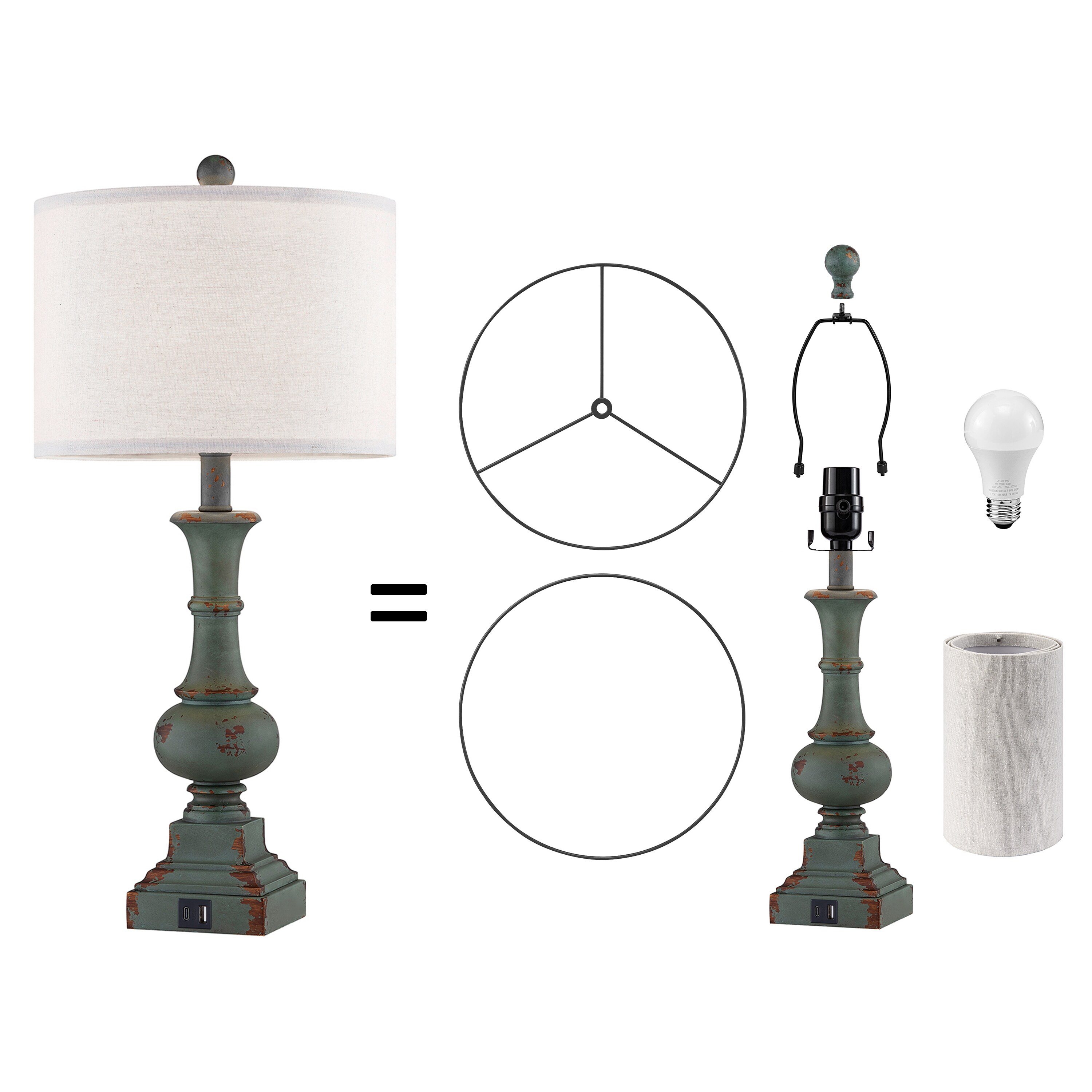 KAWOTI 21241 Table-Lamps - View #7