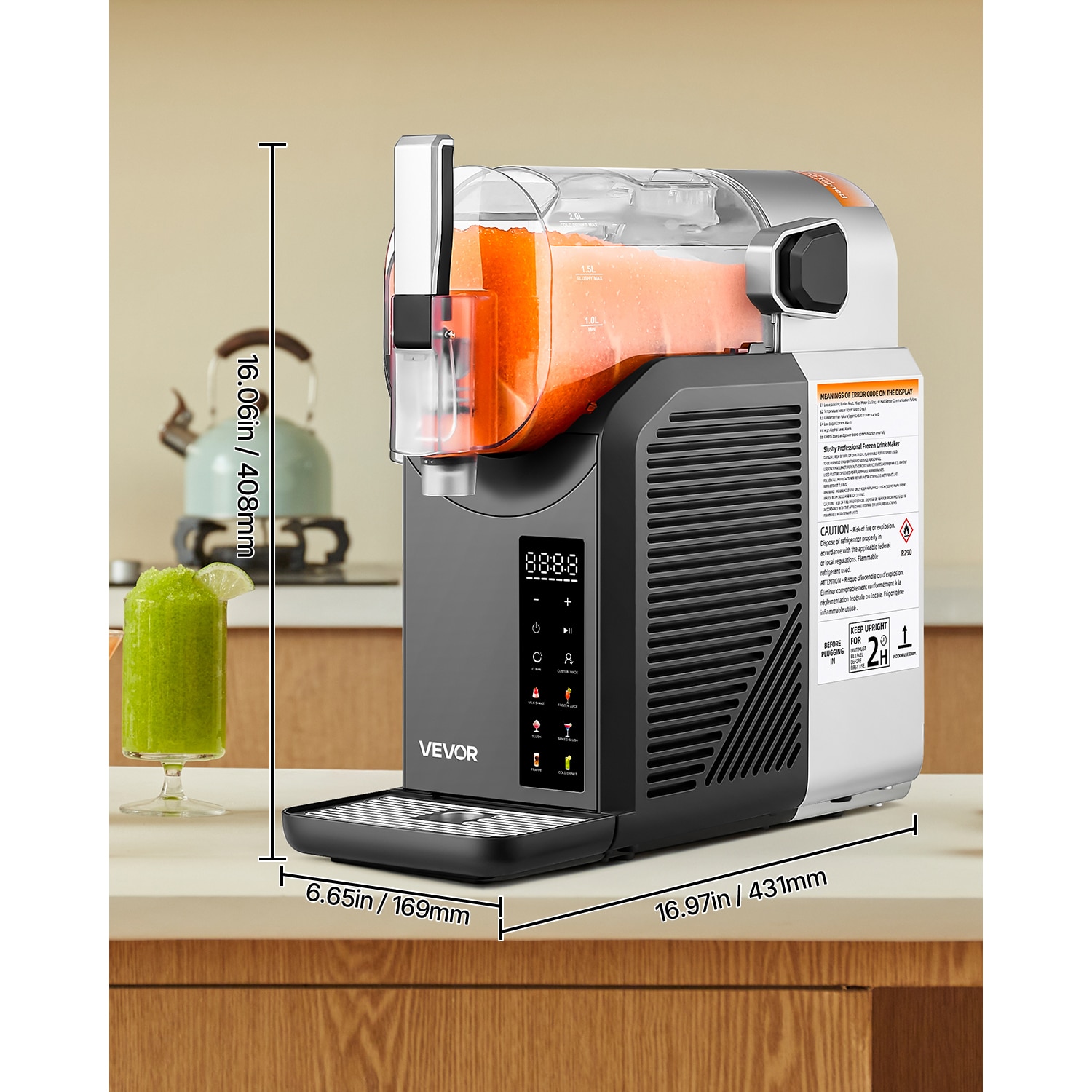 VEVOR DLQZLQ70L110V1QMHV1 Frozen-Drink-Makers - View #8