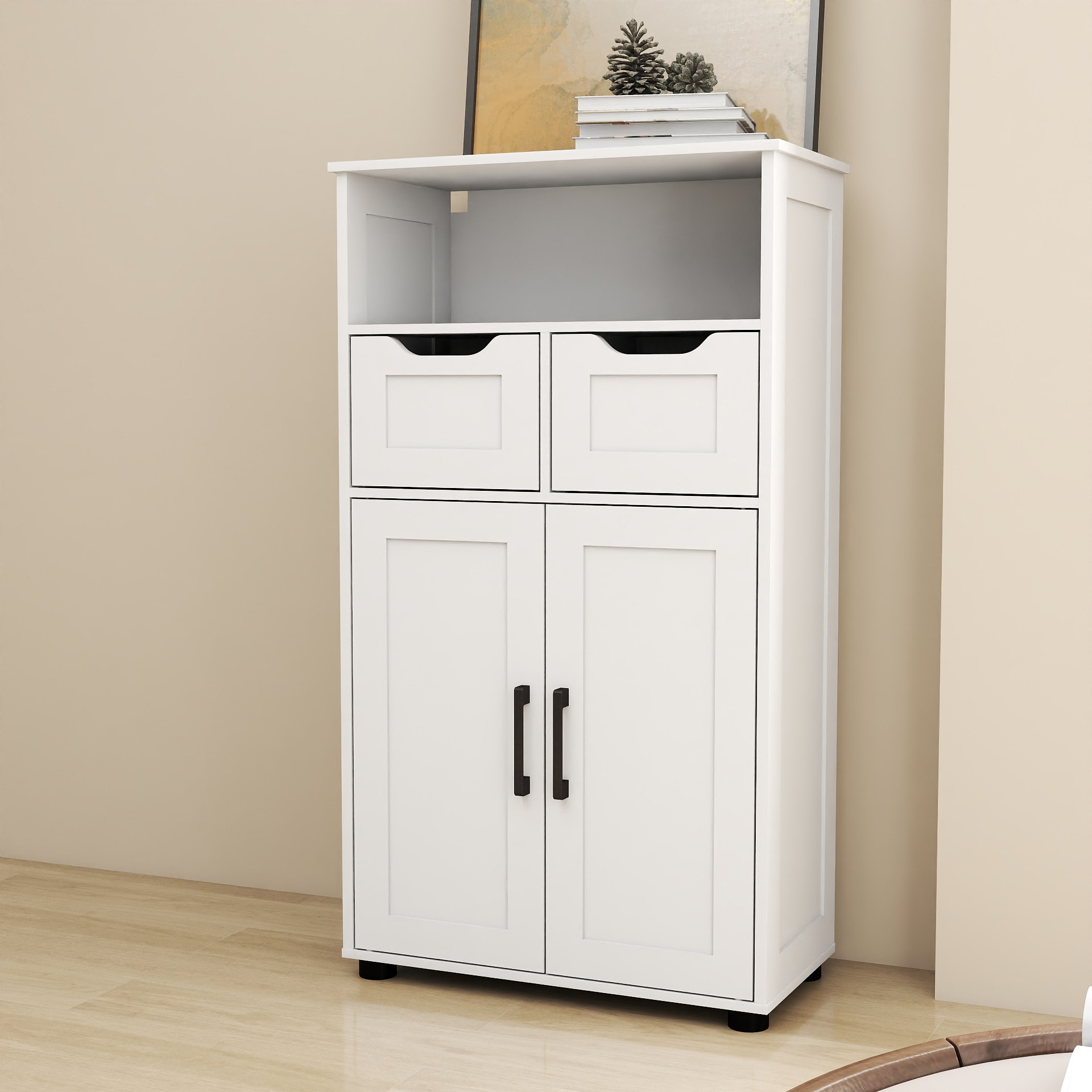 LUXEYARD Farmhouse Storage Versatile DoubleDoor Storage — free download