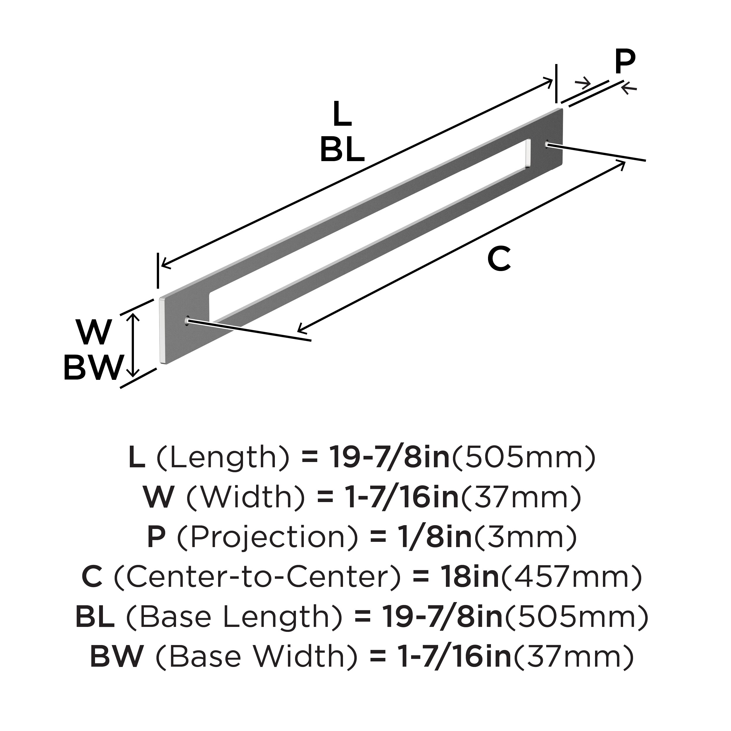 Amerock BP3779026 Drawer-Hardware - View #4