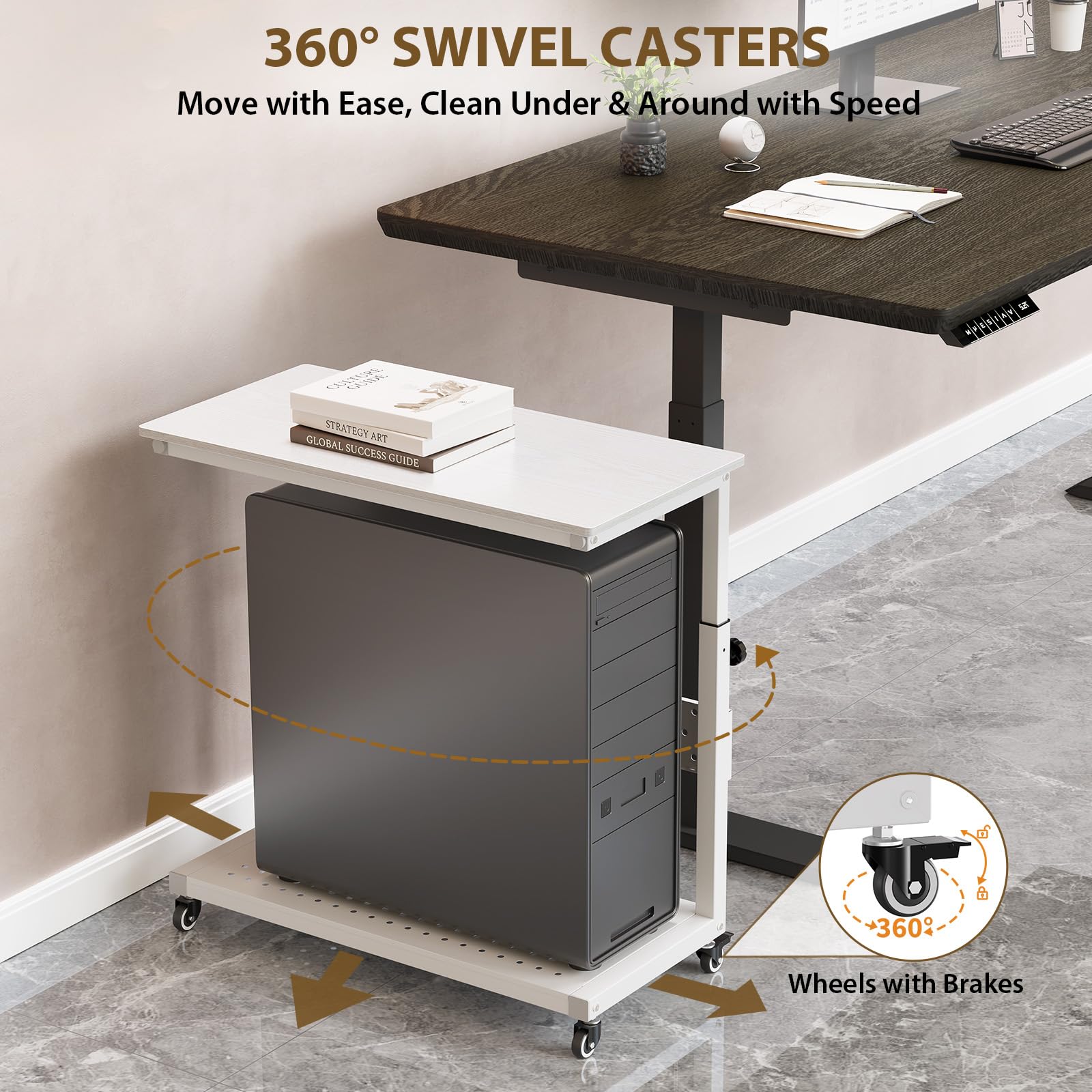 GarveeLife LROY-NVCG96TMDJFO Office-Carts - View #3