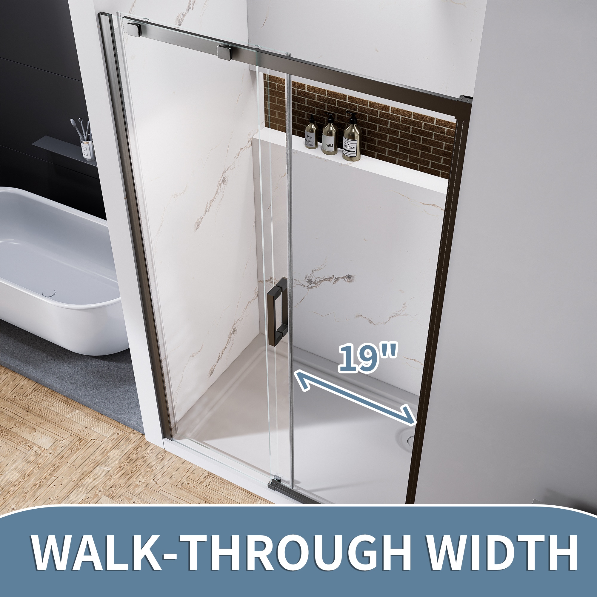 WELLFOR CB-FTL003 Shower-Doors - View #4