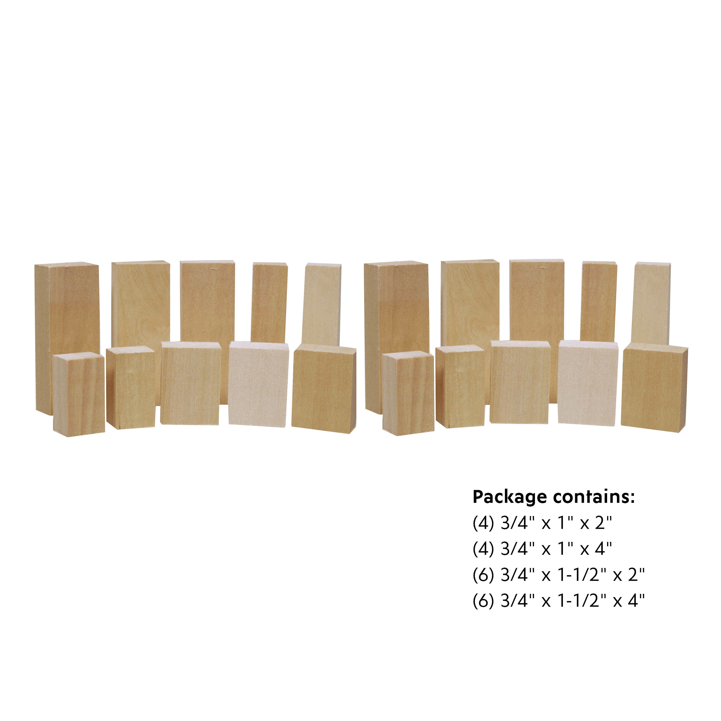 Handprint 20 Piece Basswood Crafter's Block Bag in the Craft Supplies  department at