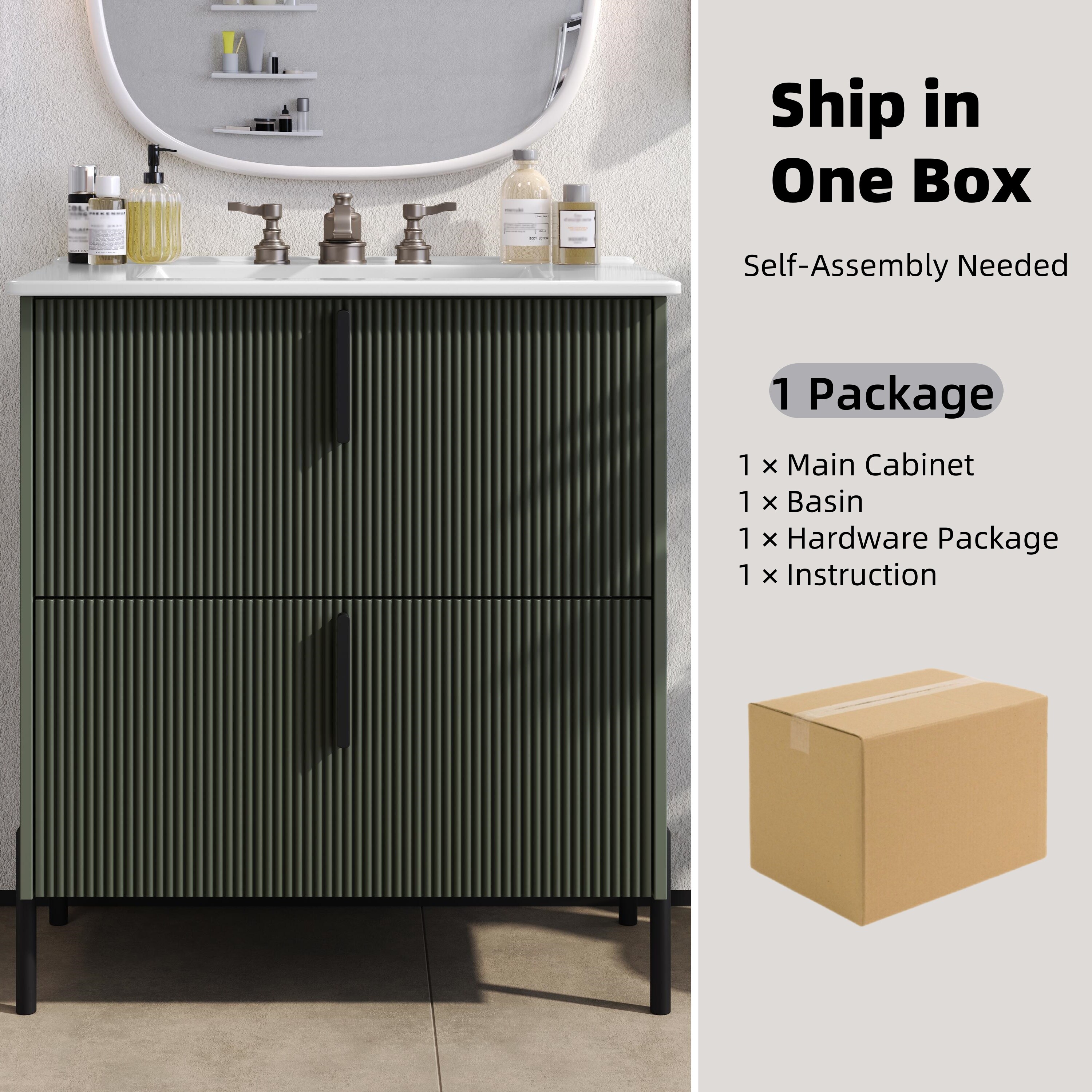 Tatayosi RY-P295761G Bath-Vanity-Combo - View #8