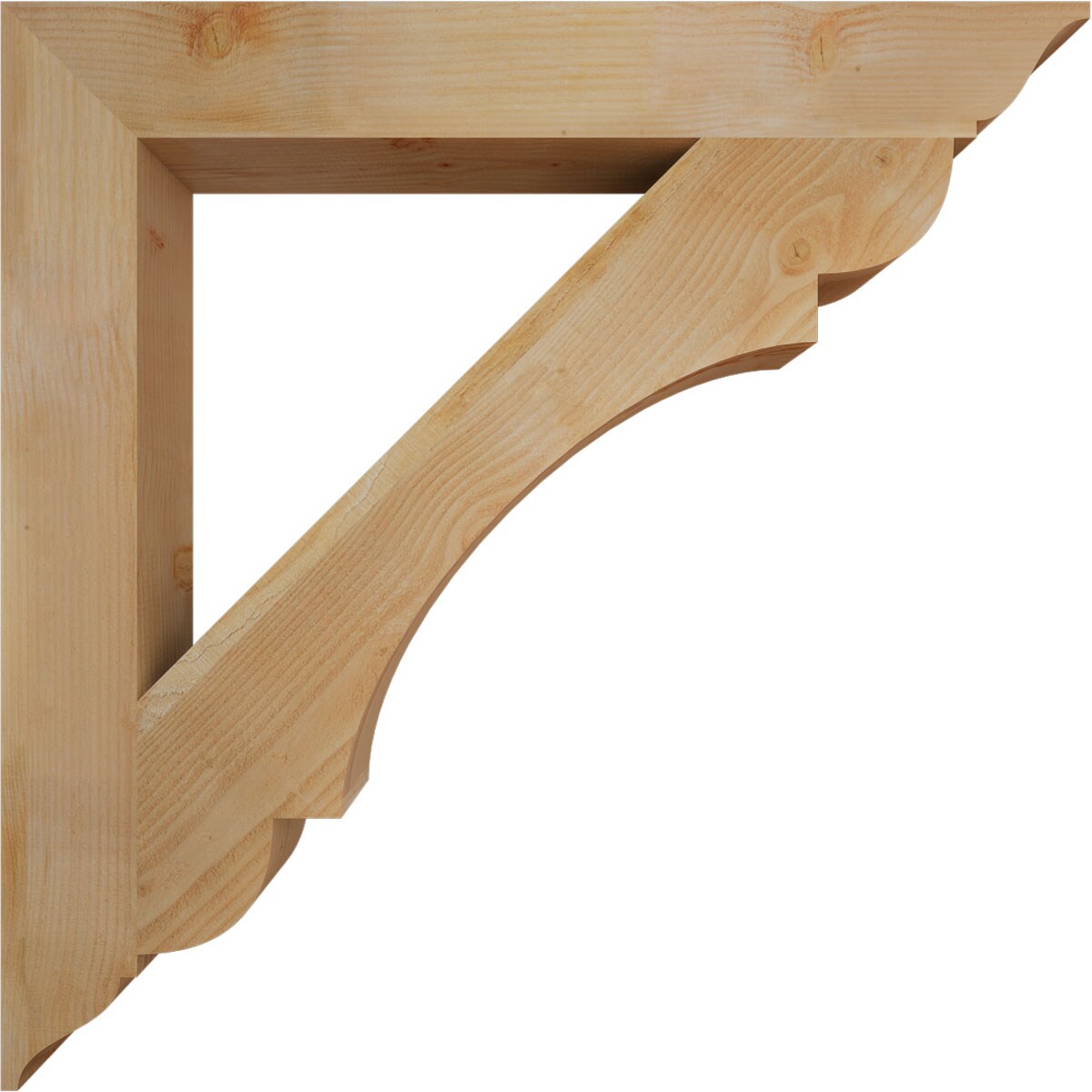 Ekena Millwork BKT06X48X48OLY01RDF Exterior-Brackets-Braces - View #3