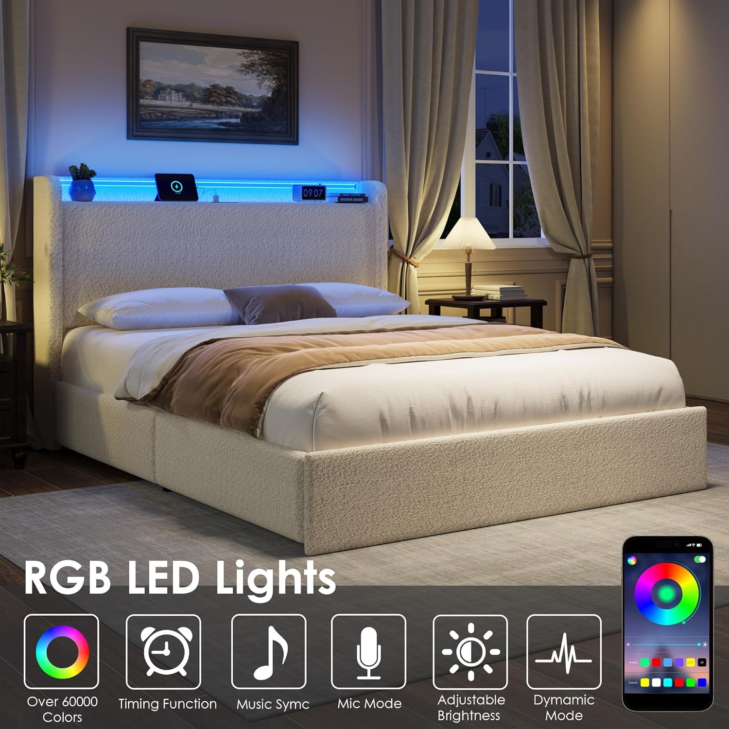 Qeetex LHF-BED-PHK-338SP7SG beds - View #4