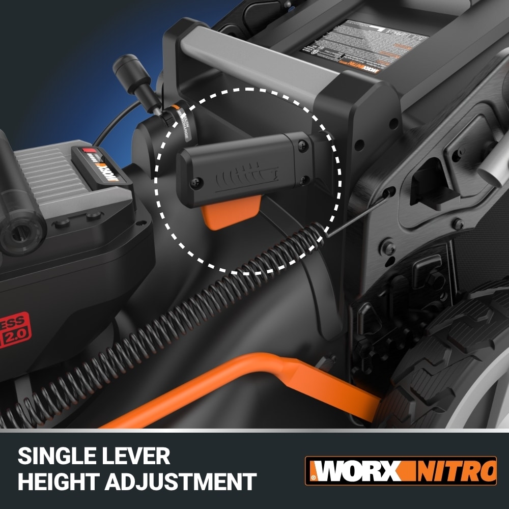 Worx Nitro Wg753 40v Power Share Pro 21 Cordless Self-propelled Lawn Mower  : Target
