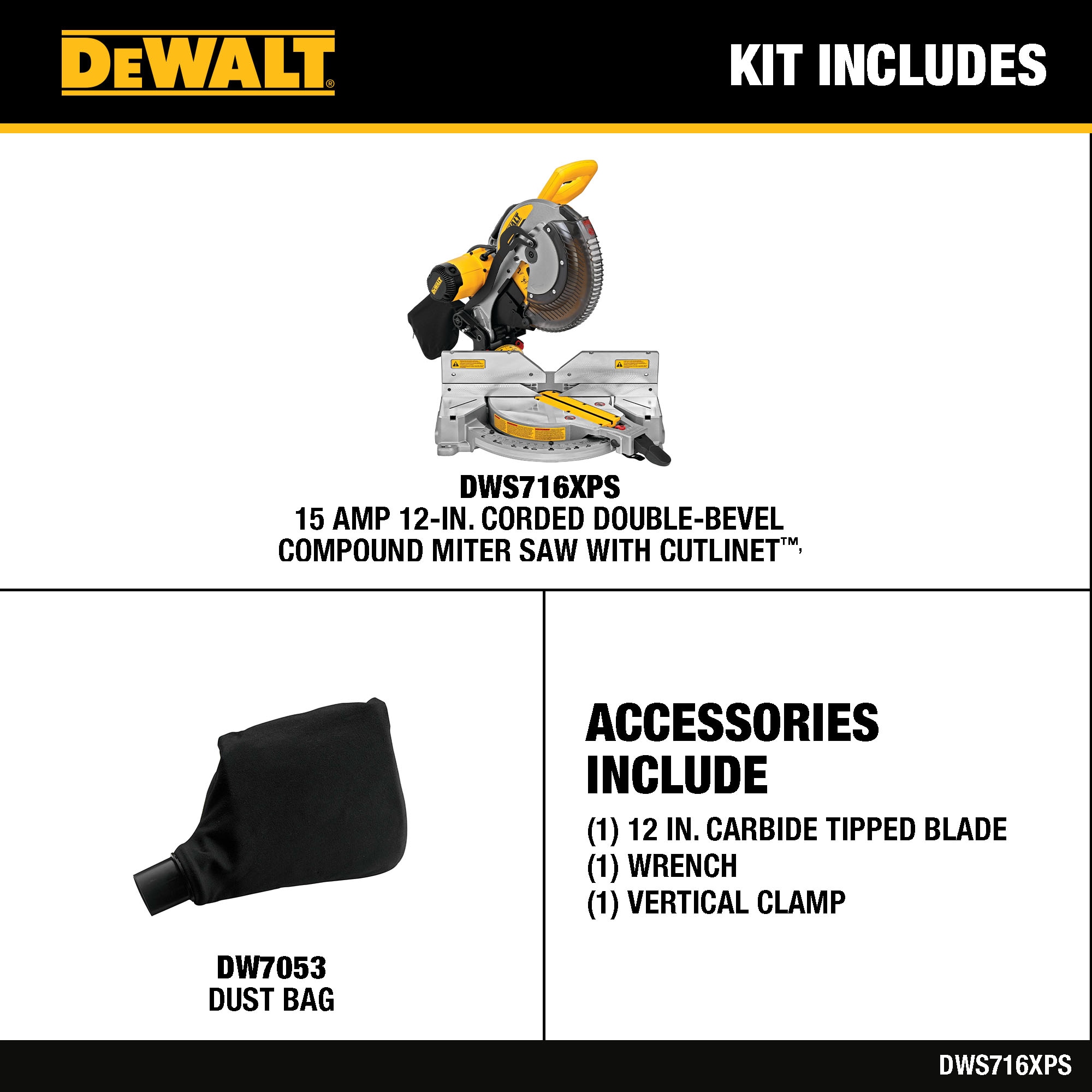 DEWALT DWS716XPS b100060 - View #2