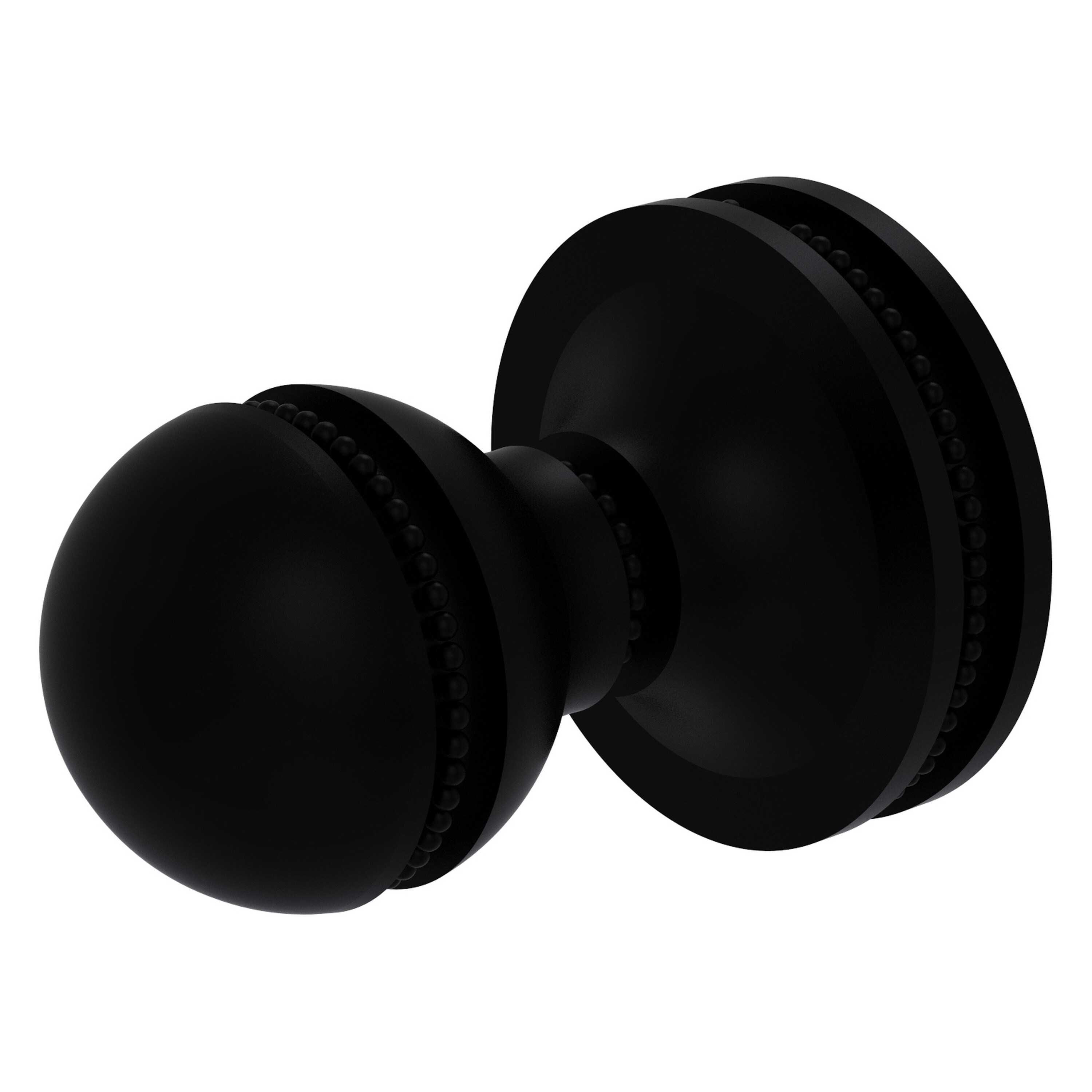 Allied Brass MA-20-BKM Mambo Matte Black Single -Hook Wall mount Towel Hook