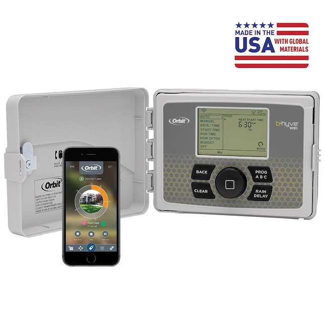 Orbit 12-Station Wi-Fi Compatible Indoor/Outdoor Irrigation Timer in the  Irrigation Timers department at