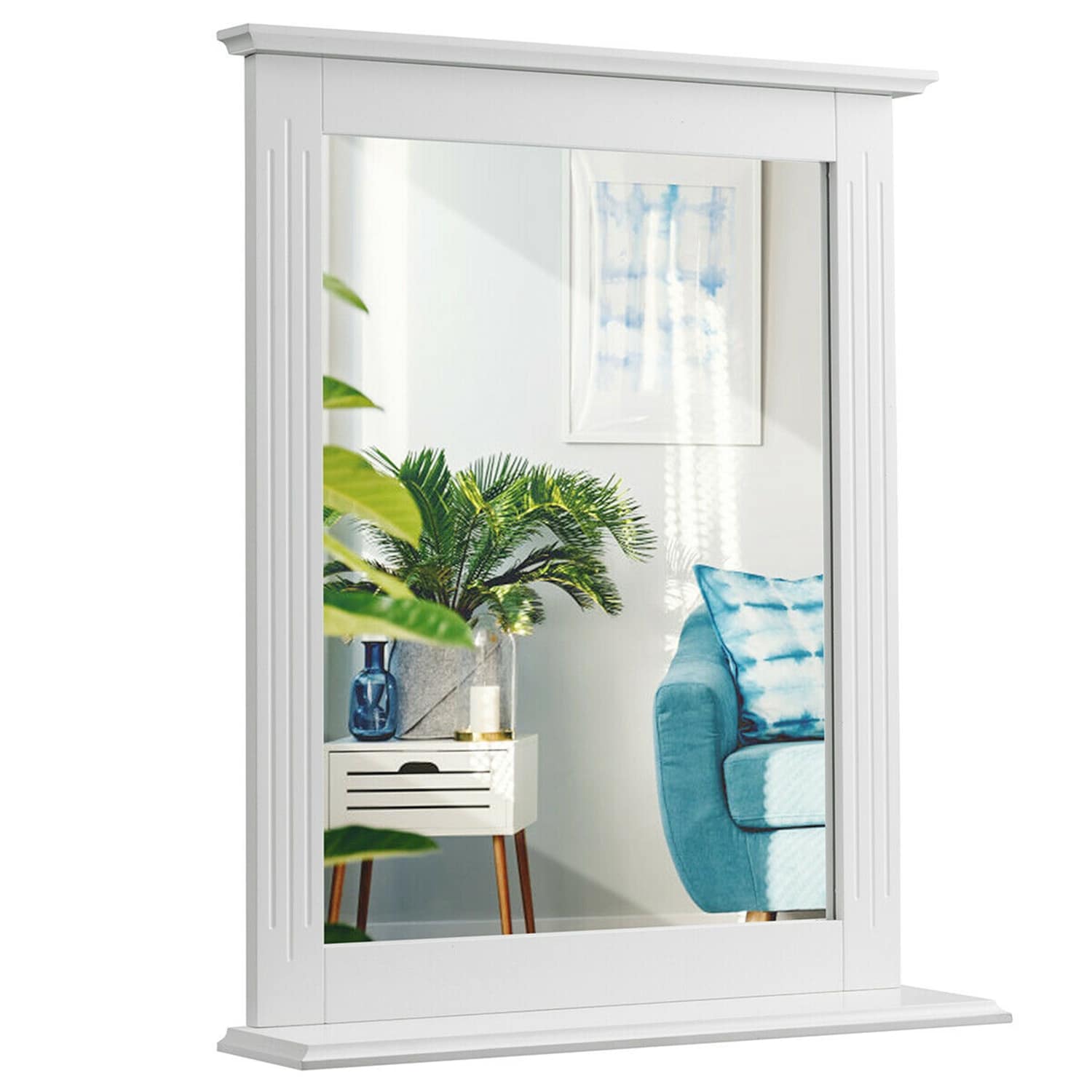 Forclover HYFC-BA553WH Framed-Bath-Mirrors - View #2