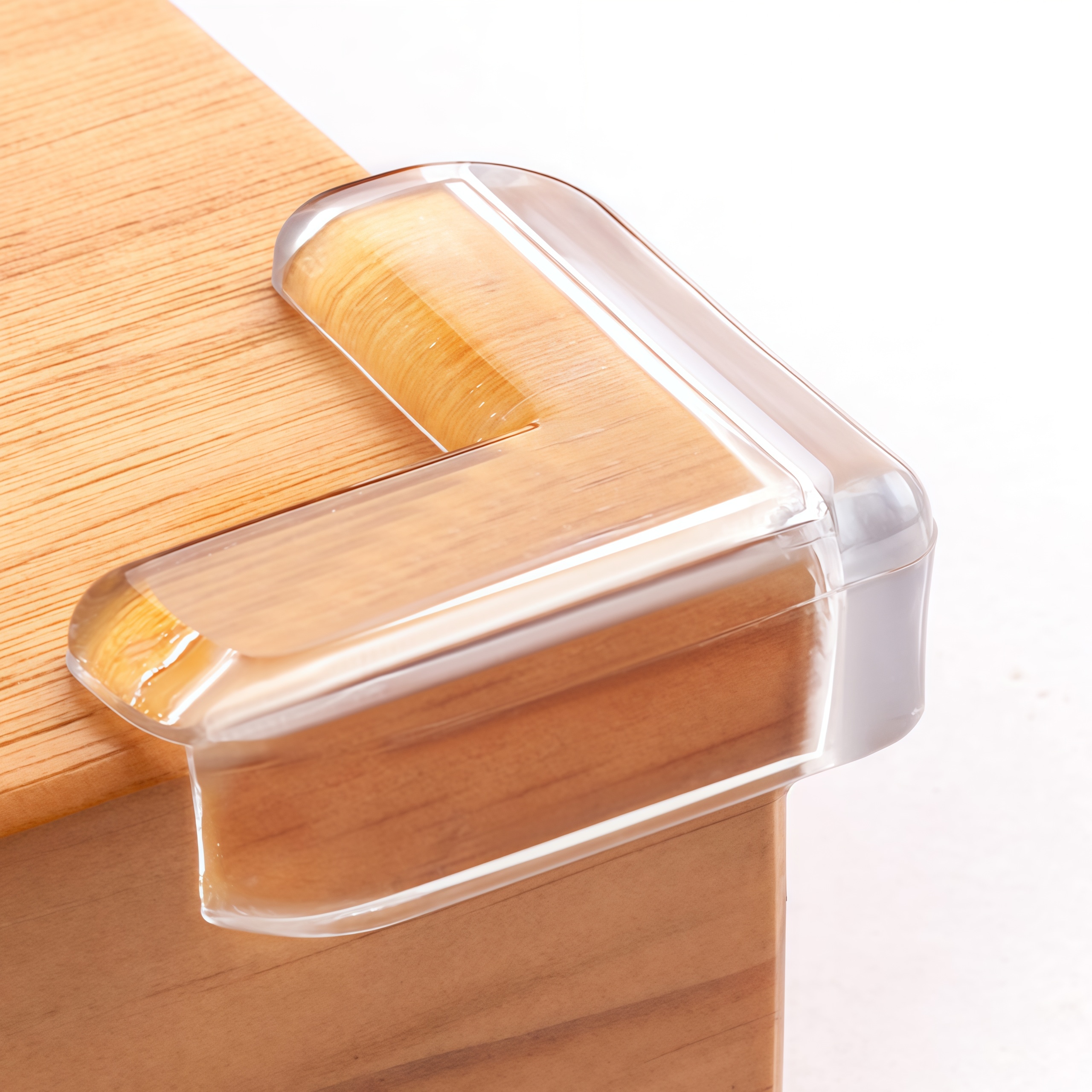 Numhew 1.57in L 1.57in W 0.59in Th 8-Pack Clear Corner Guards Furniture Edge Protector #NHSEAN7027