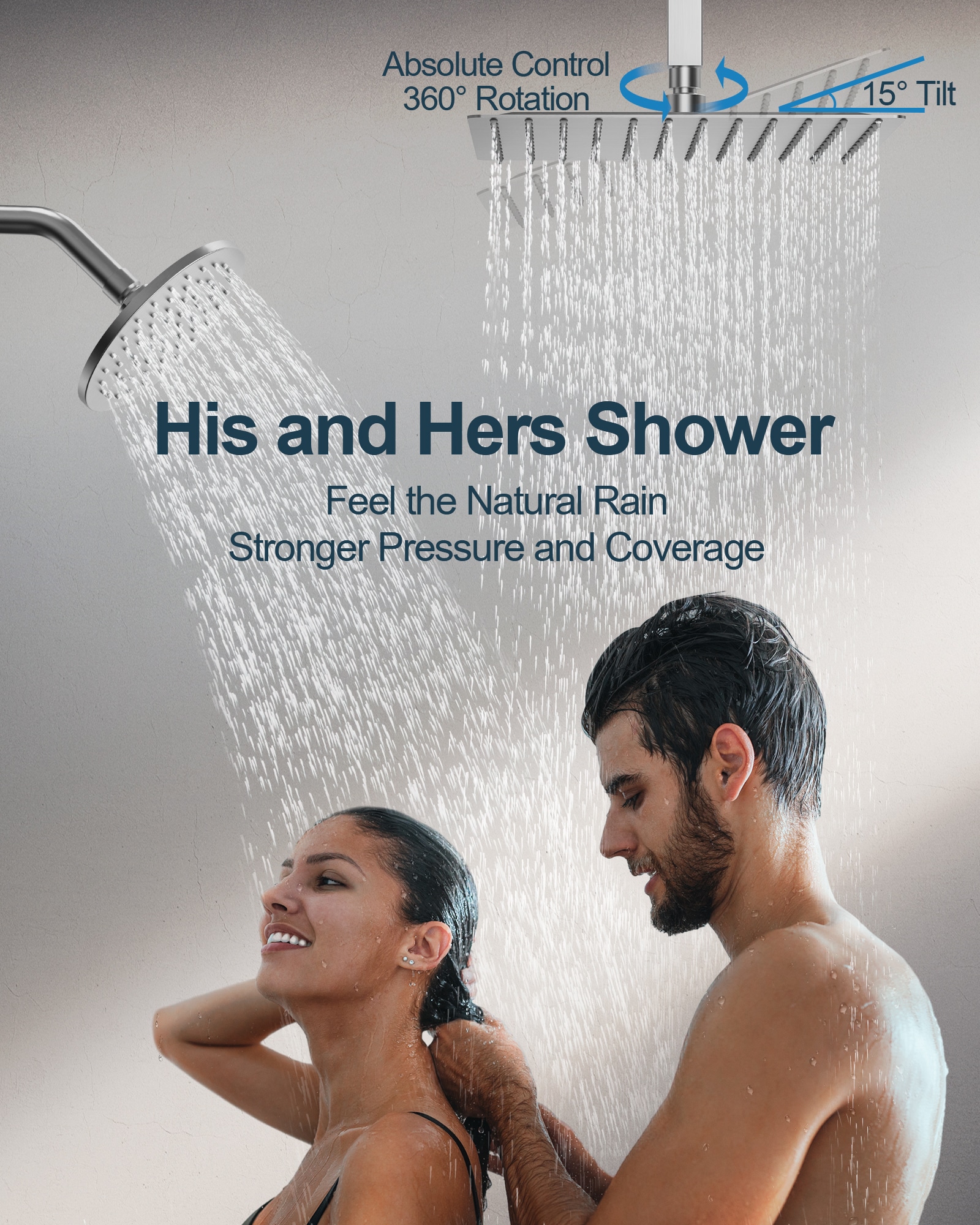 GRANDJOY SFS-1067-NK12 Showerhead-Bar-Panels - View #4