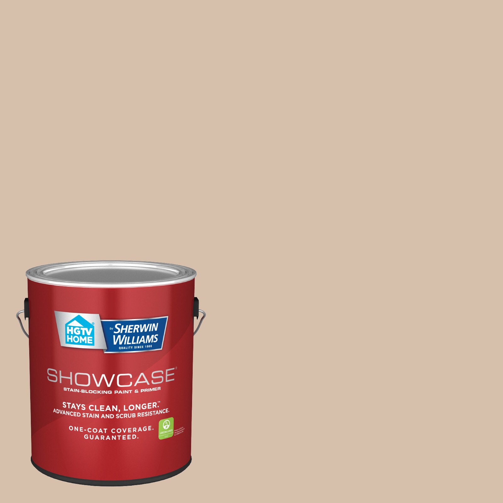 HGTV HOME by Sherwin-Williams 3001-10B-935234 Showcase Eggshell Milk Toast 3001-10B Acrylic Interior Paint Paint + Primer ( 1-gallon )