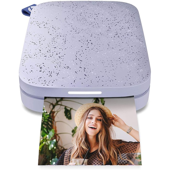 HP Sprocket Portable 2x3-in Instant Photo Printer (Lilac) Print Pictures on  Zink Sticky-Backed Paper from your iOS and Android Device in the Printers  department at