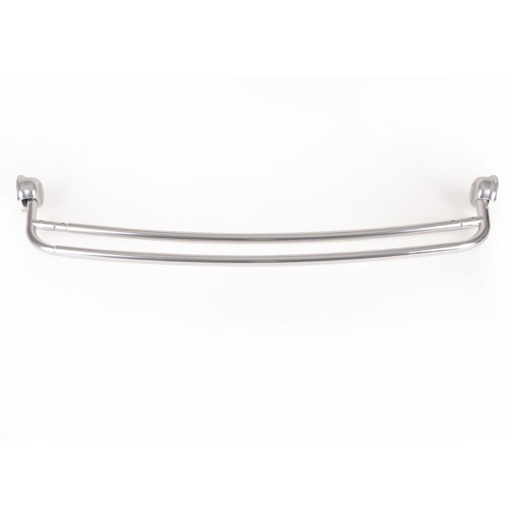 Jacuzzi PQ31827 60-in to 72-in Chrome Fixed Double Curve Adjustable Shower Rod