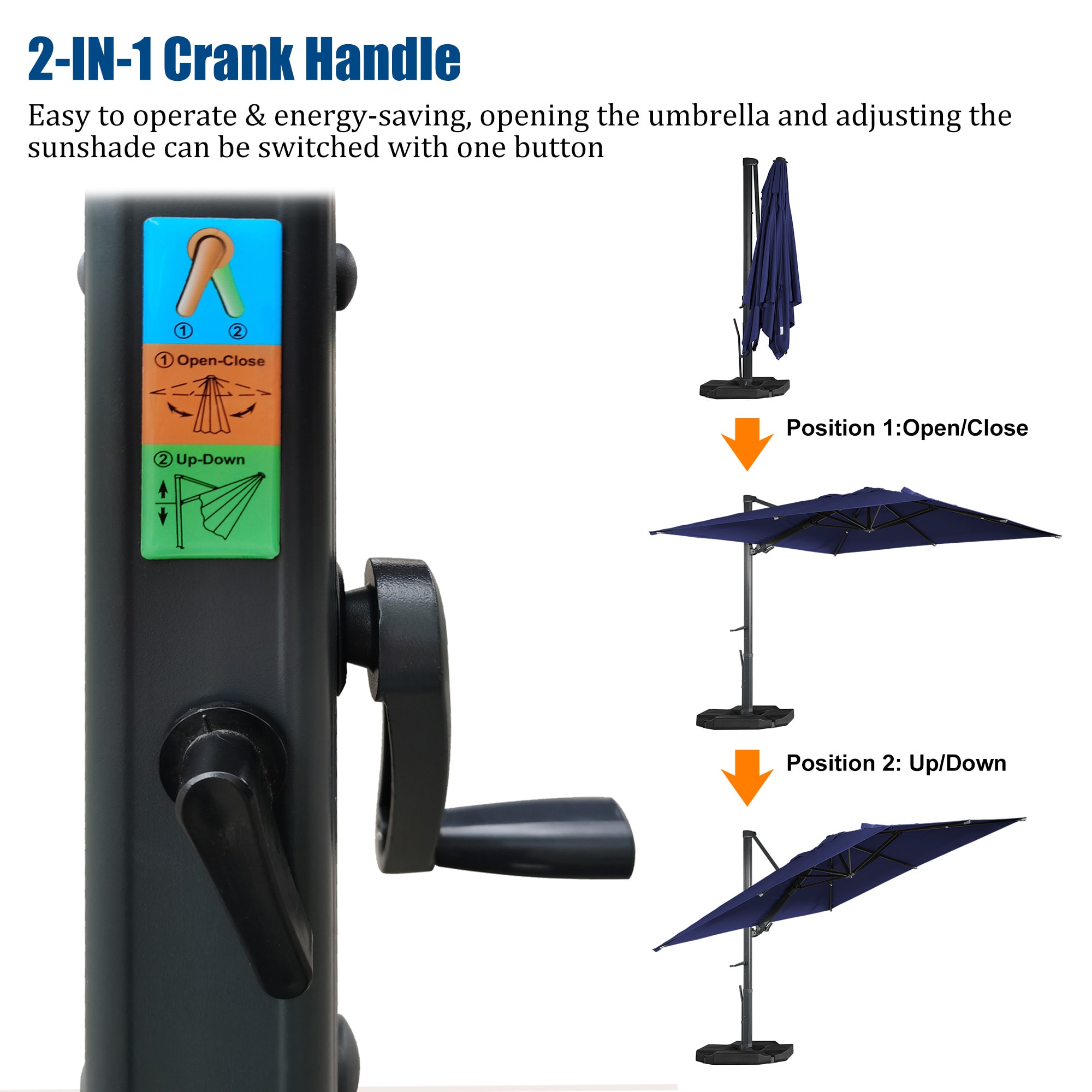 CASAINC CA-LEDWG02NY-B Umbrellas-2 - View #8