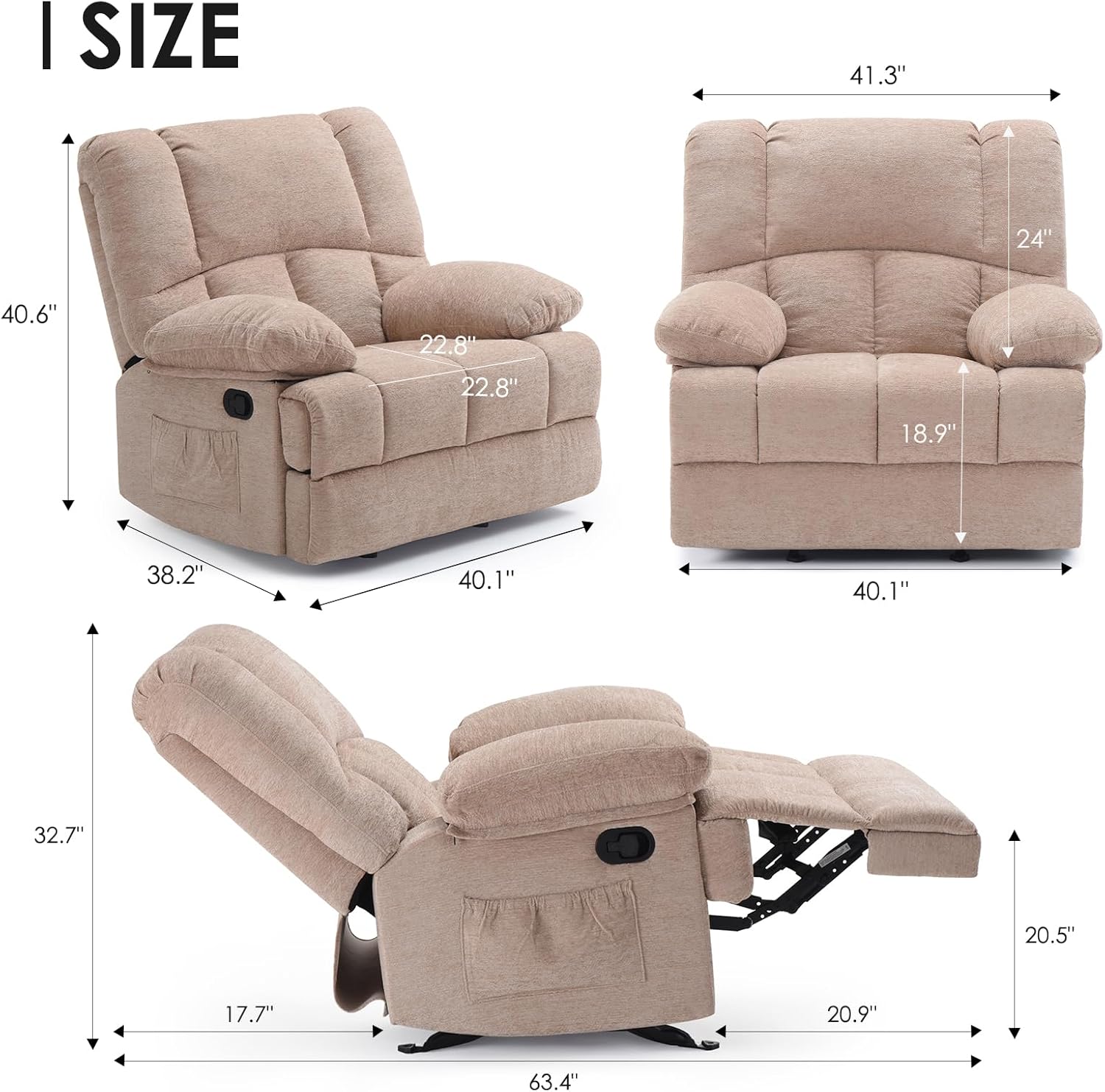 Wooakway FXLS0602-512A22 recliners - View #5